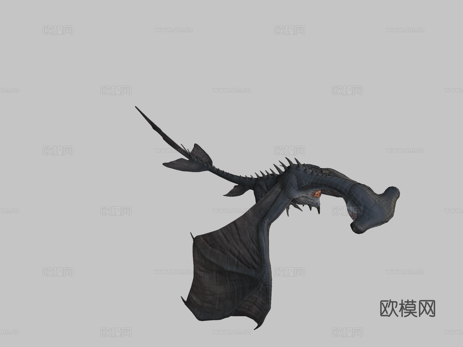 德拉克马赫动画3d模型