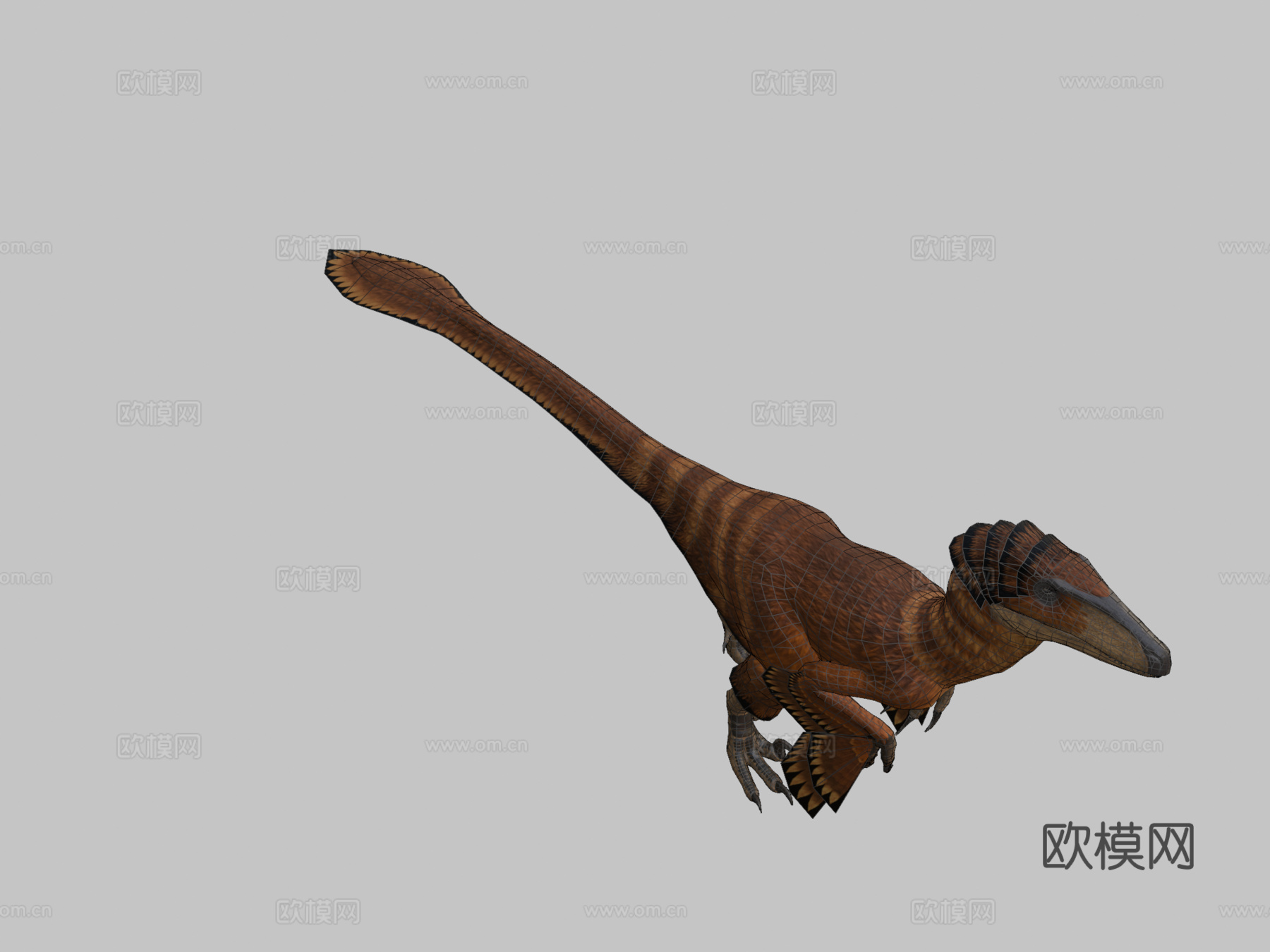 恐爪龙3d模型