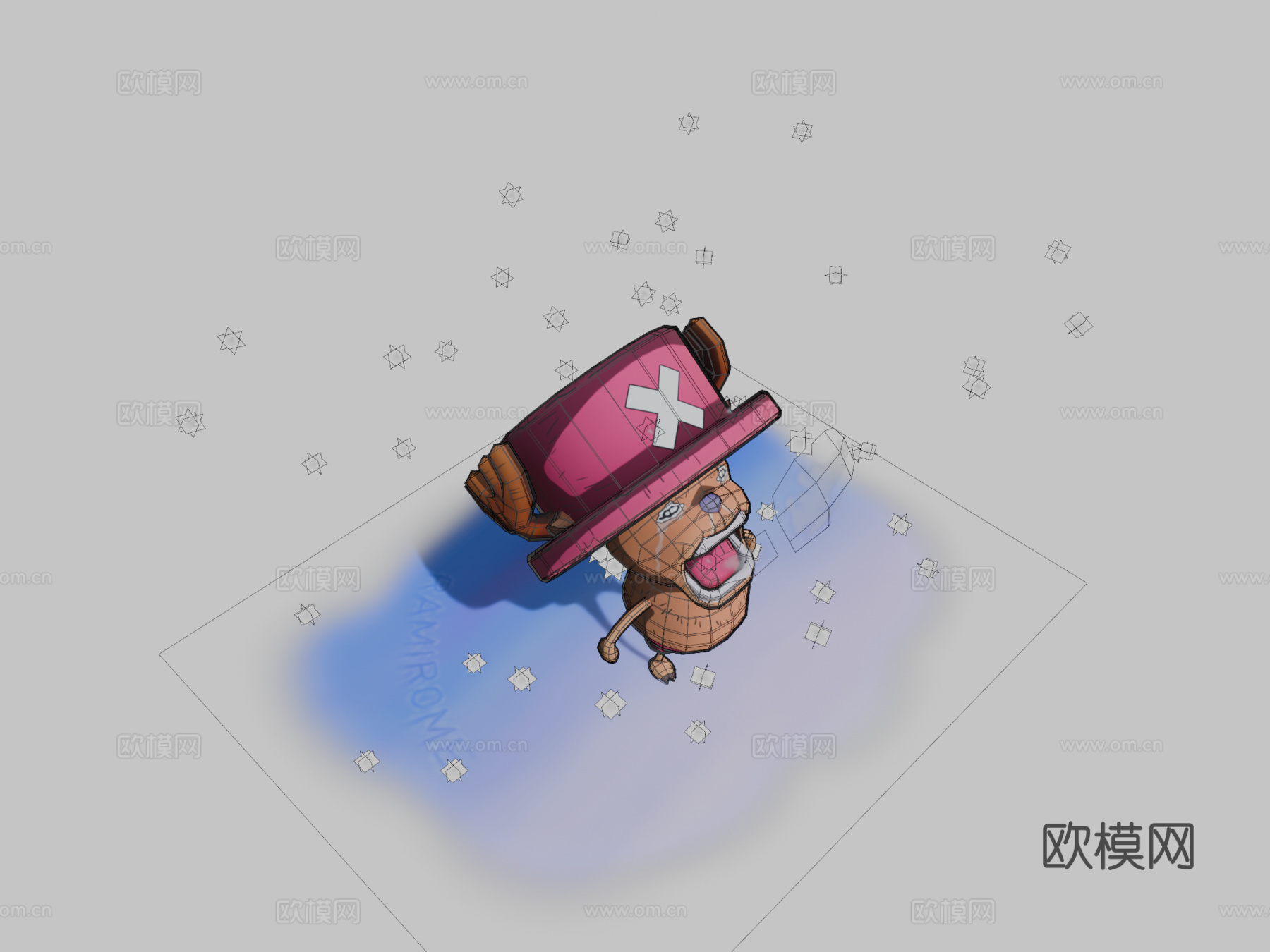 哭泣的乔巴3d模型