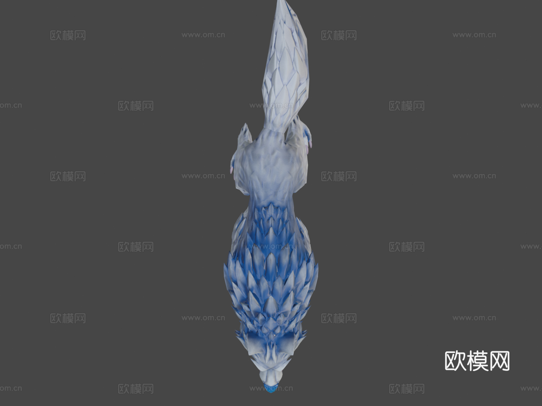 魔法狼3d模型