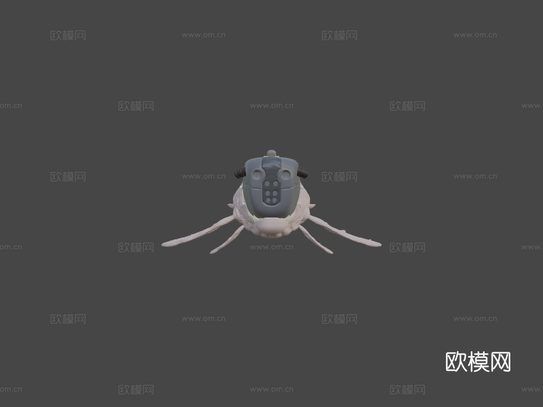 生物机械鲸鱼3d模型