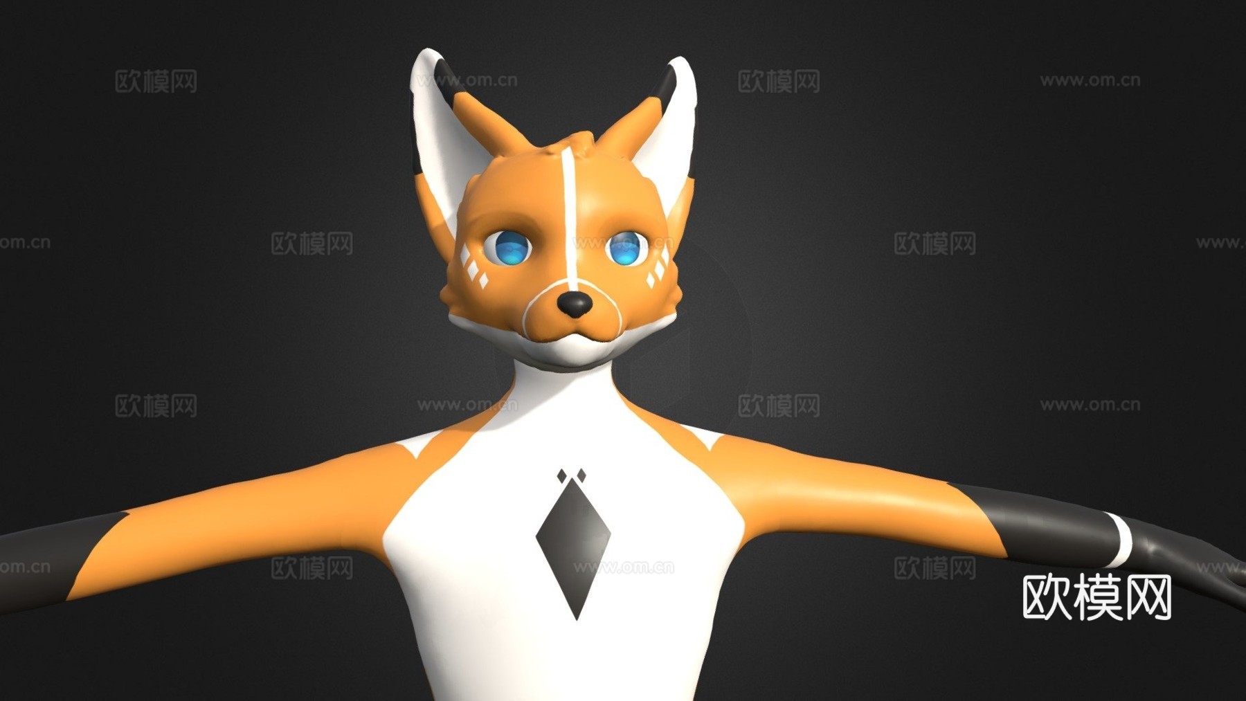 缺陷狐3d模型