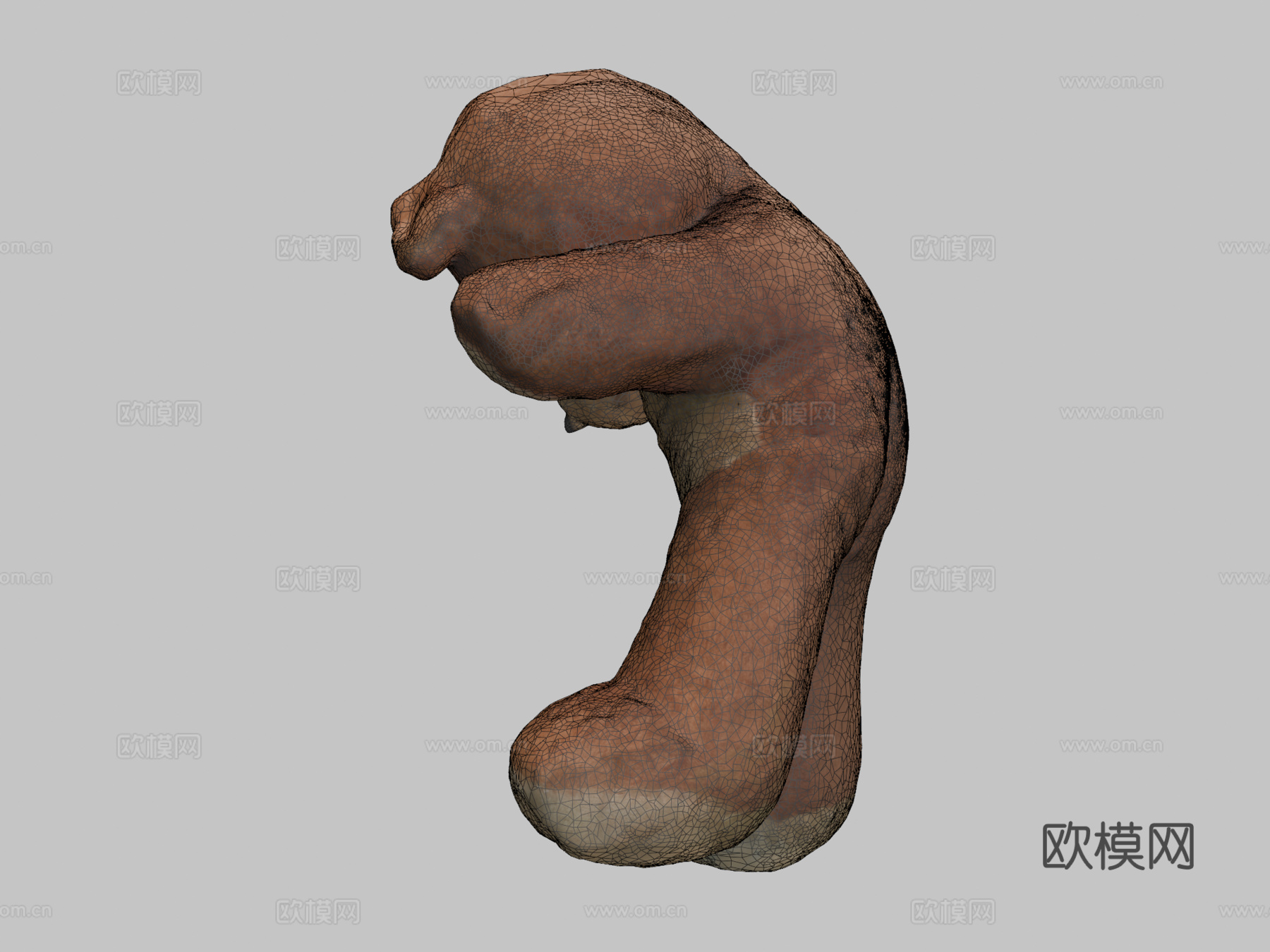 复古泰迪熊3d模型
