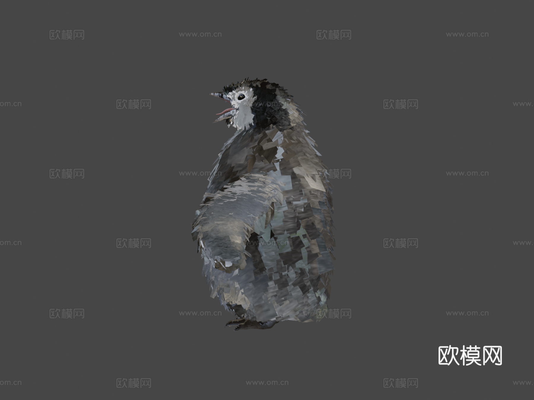小帝企鹅3d模型