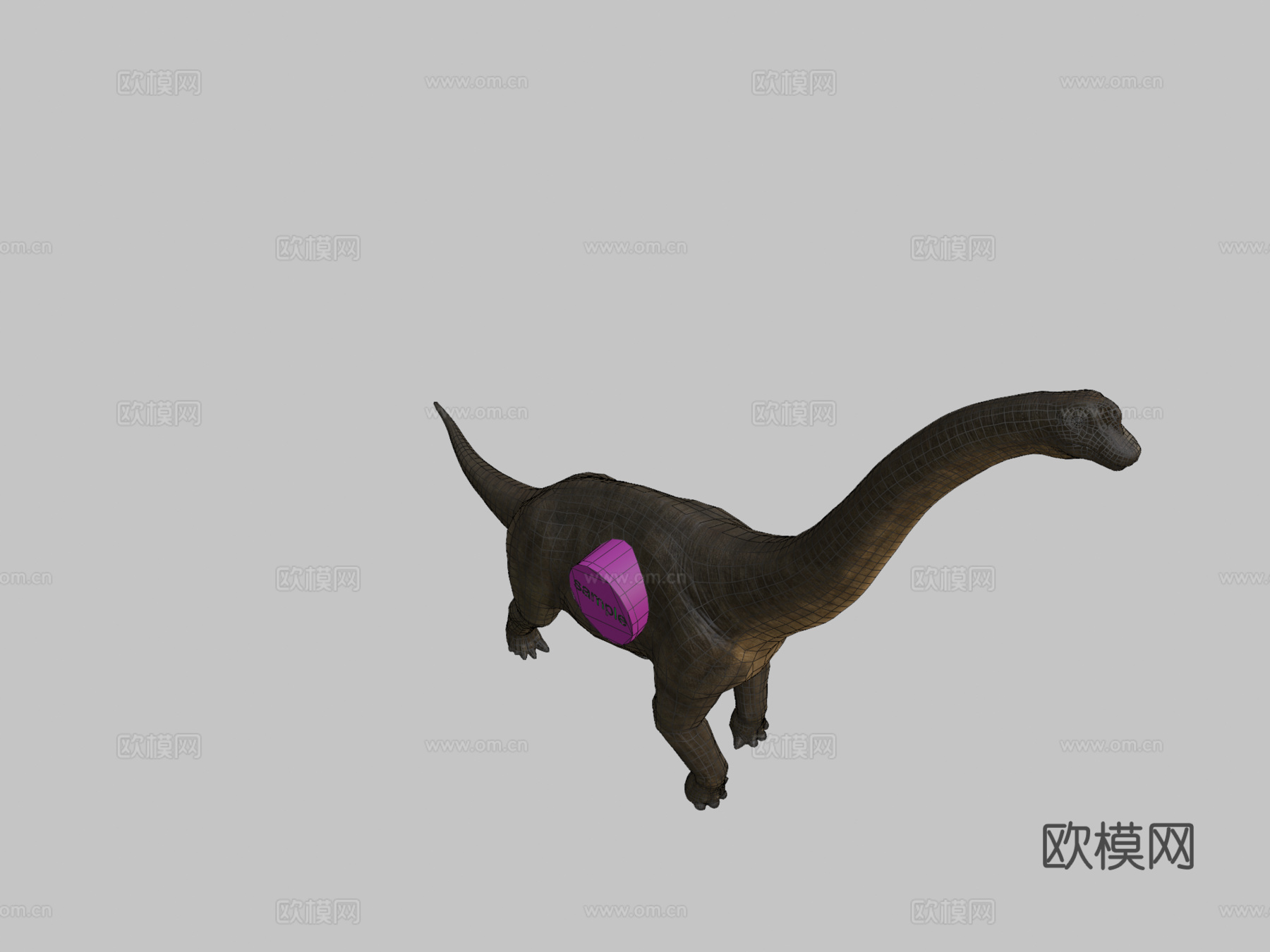 腕龙3d模型