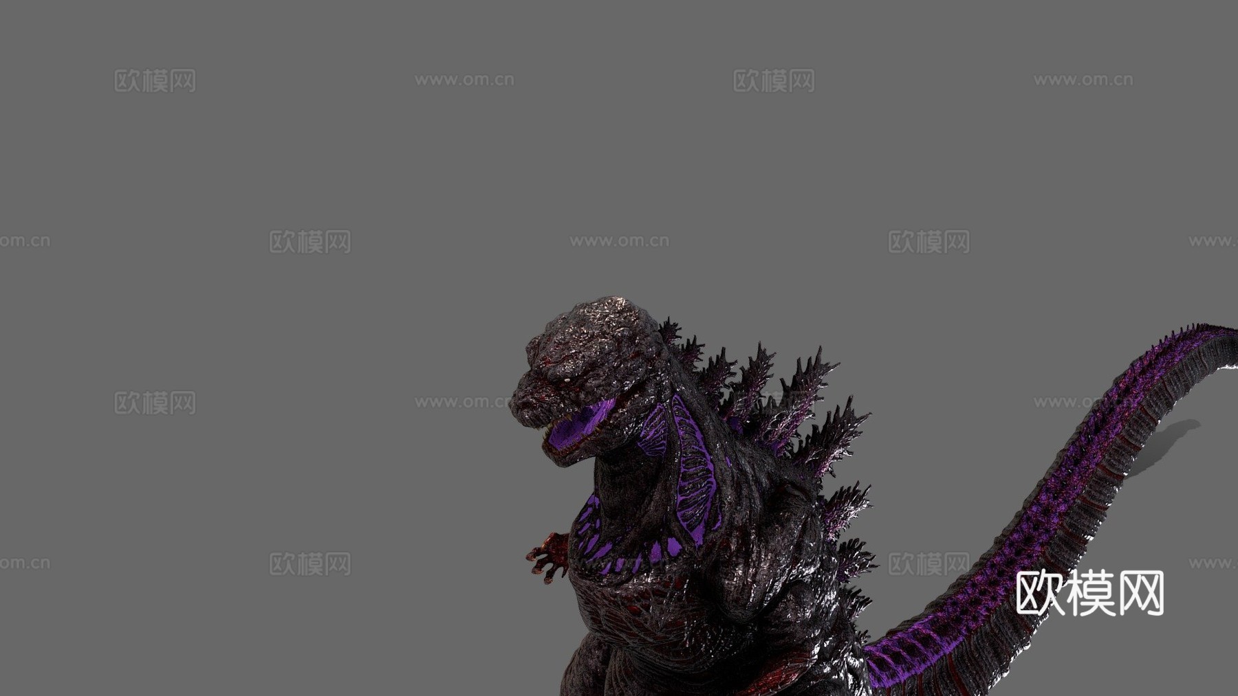 真哥斯拉3d模型