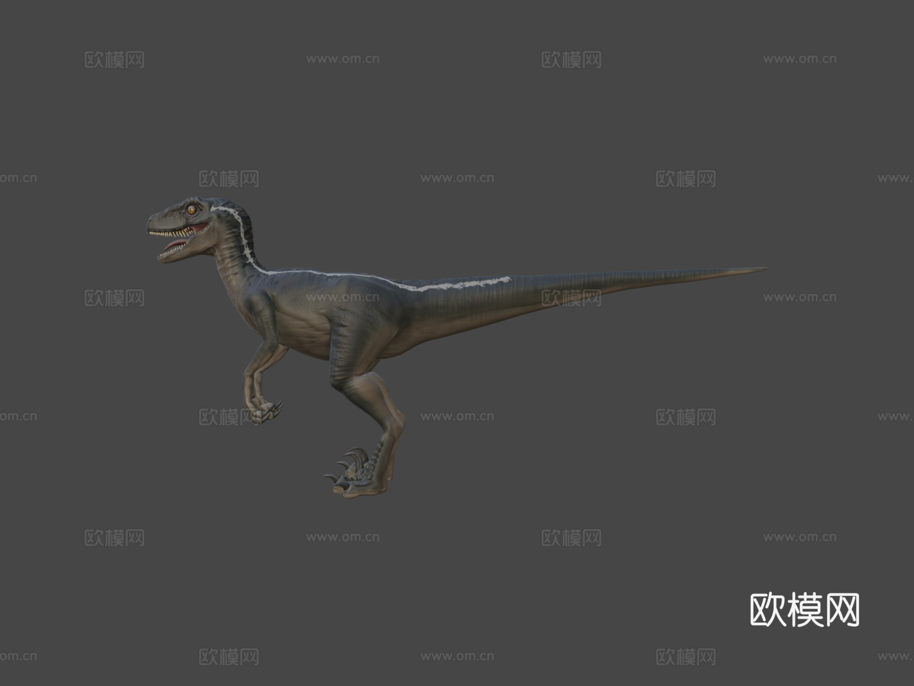 侏罗纪公园迅猛龙3d模型