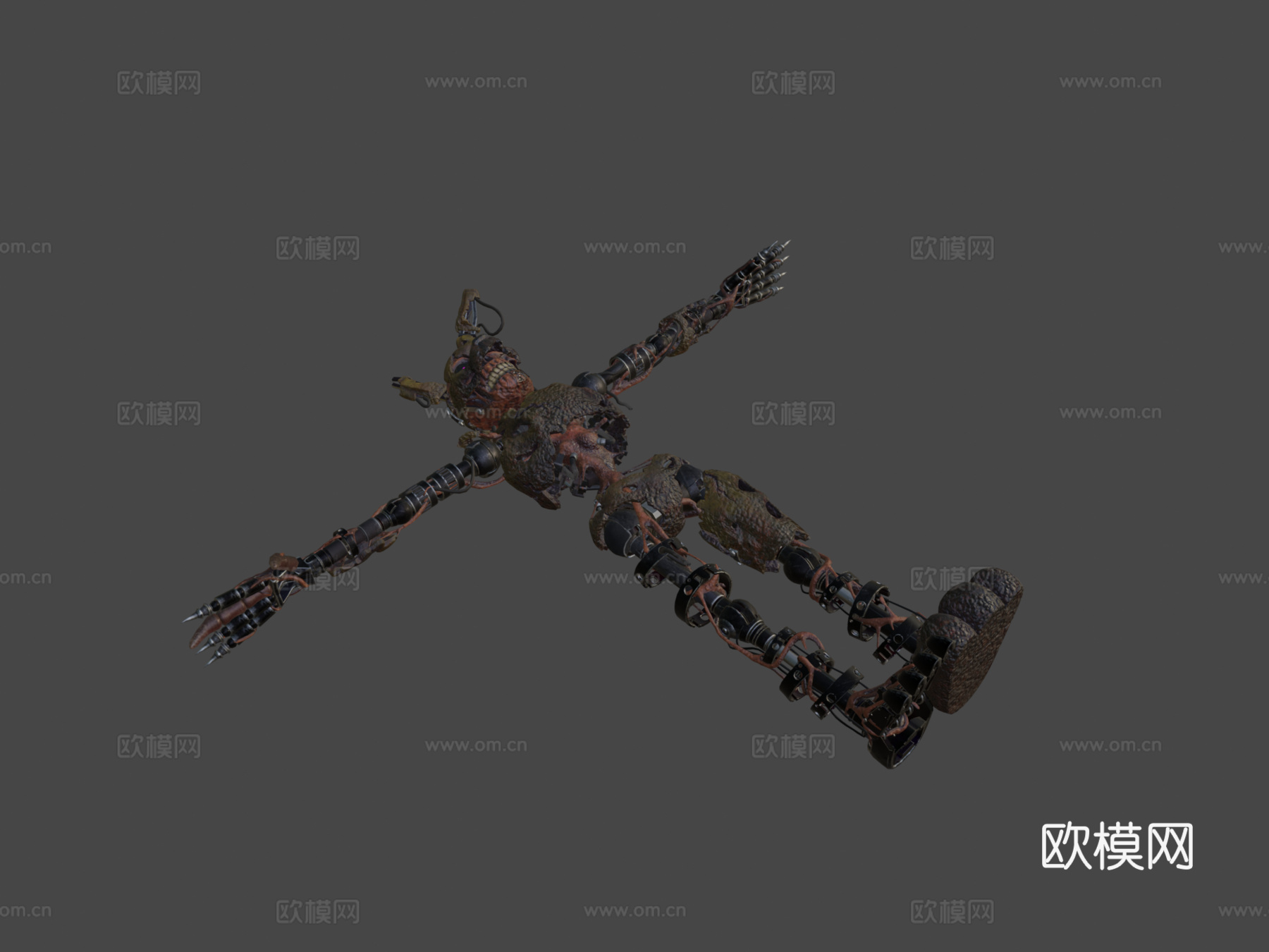 FNAF-安全漏洞-烧焦陷阱3d模型