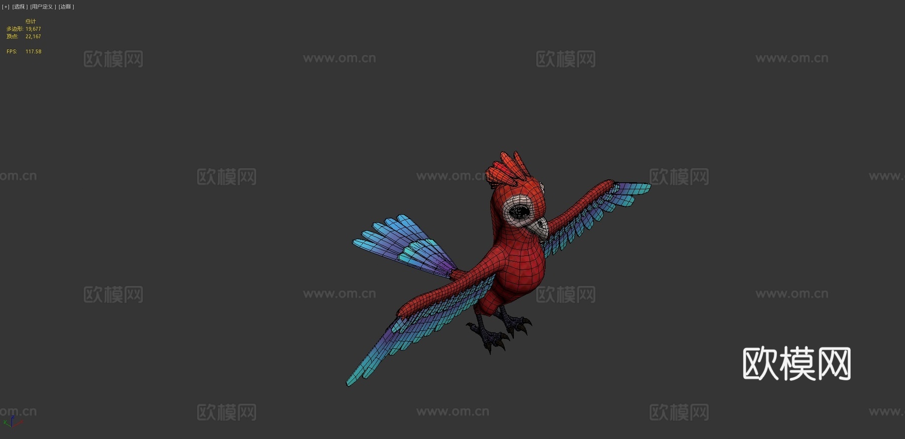 鸟类3d模型