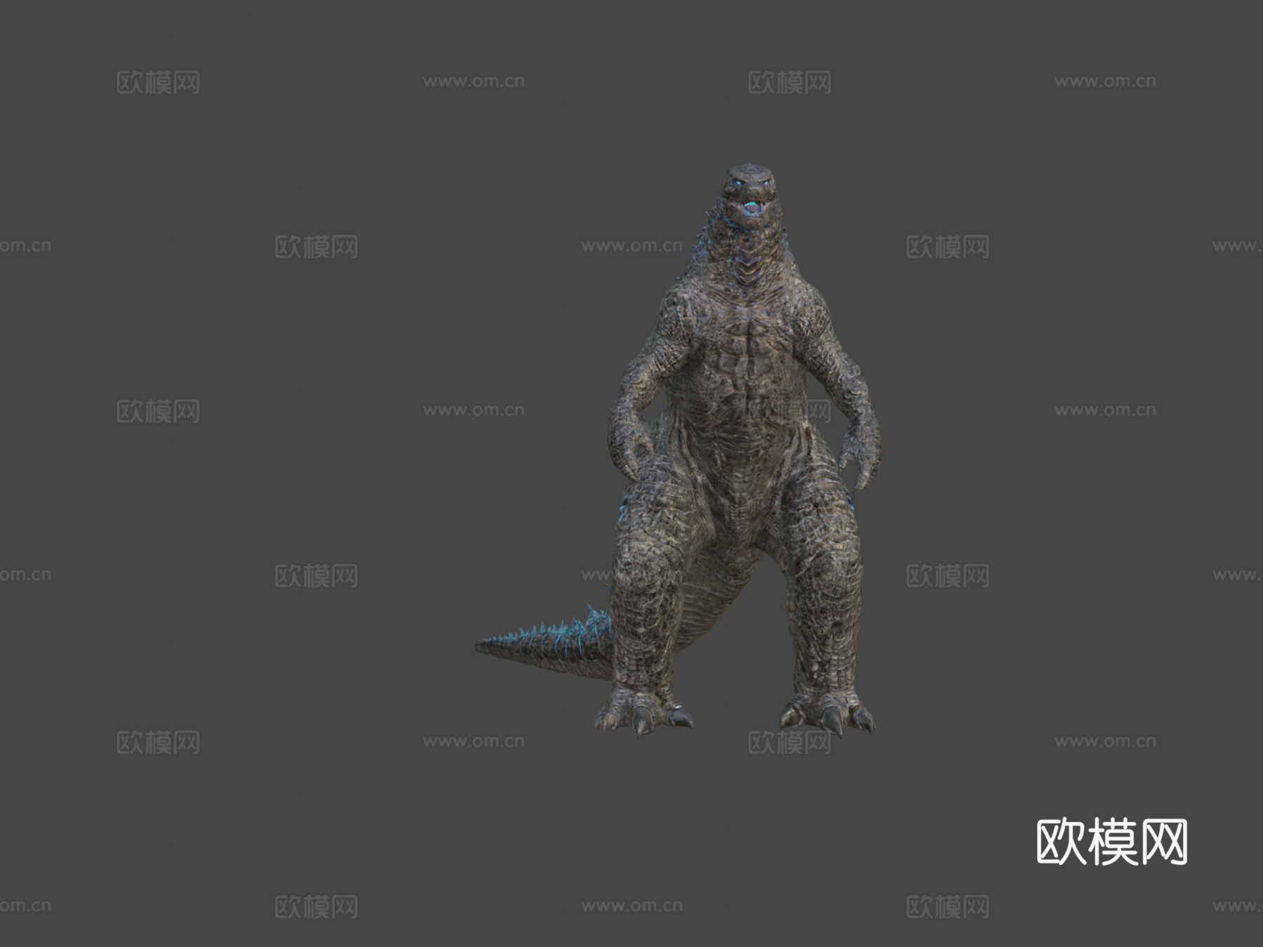 传奇哥斯拉3d模型