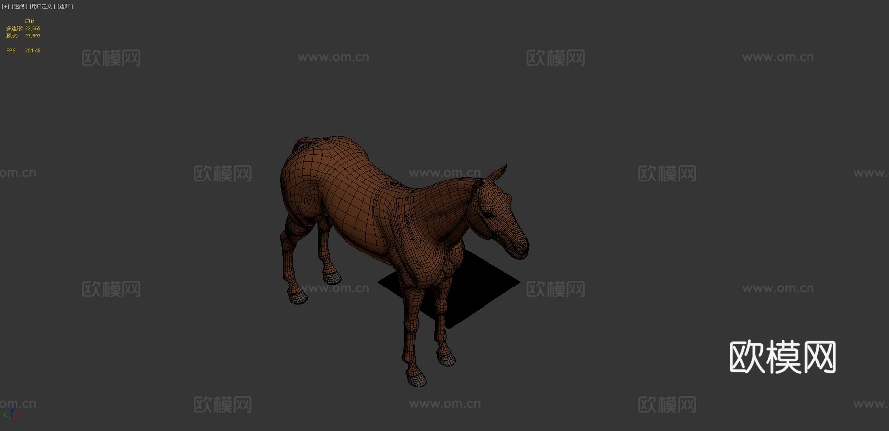 免费马匹3D模型3d模型