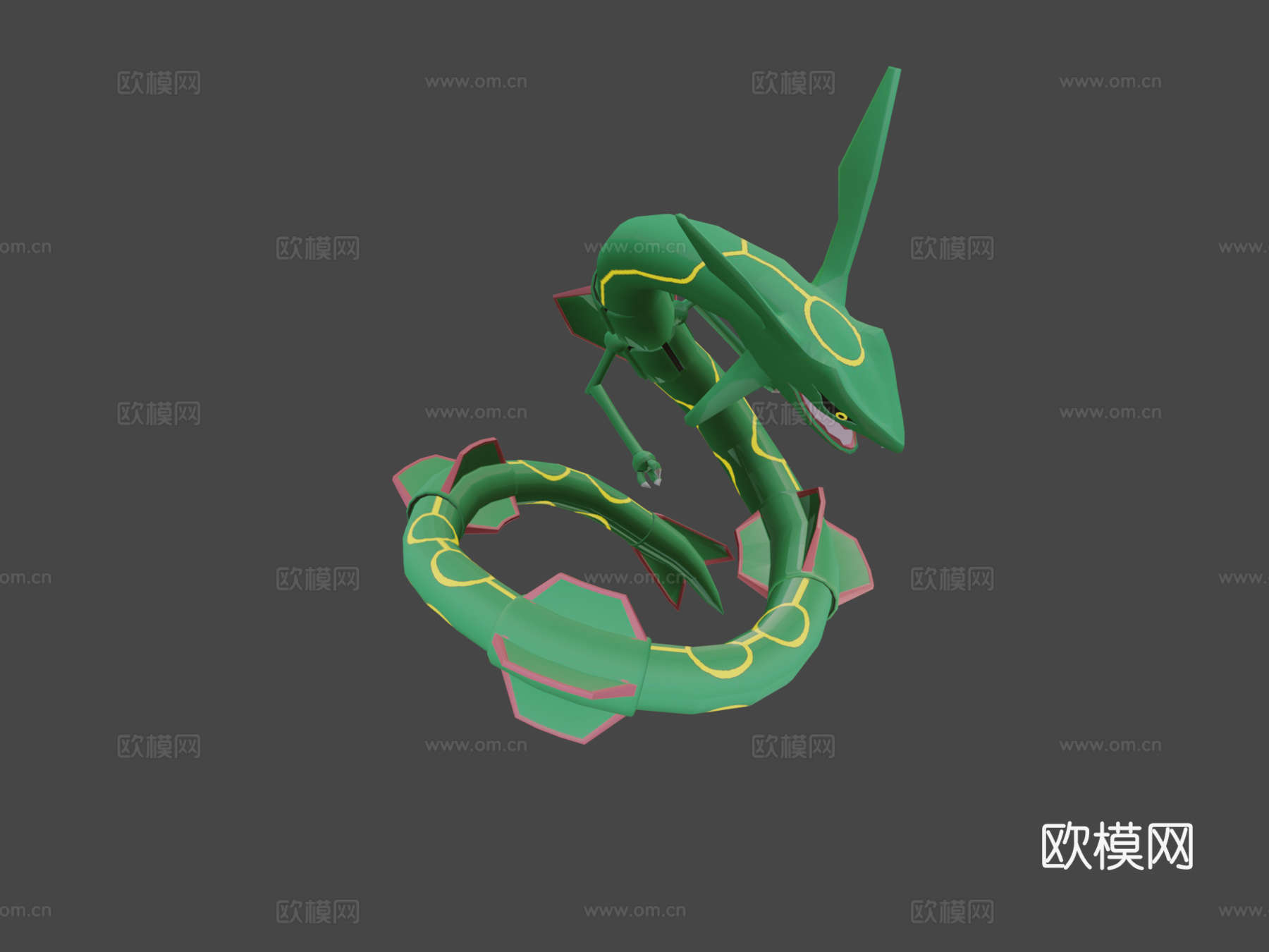 烈空坐-破坏光线动画3d模型