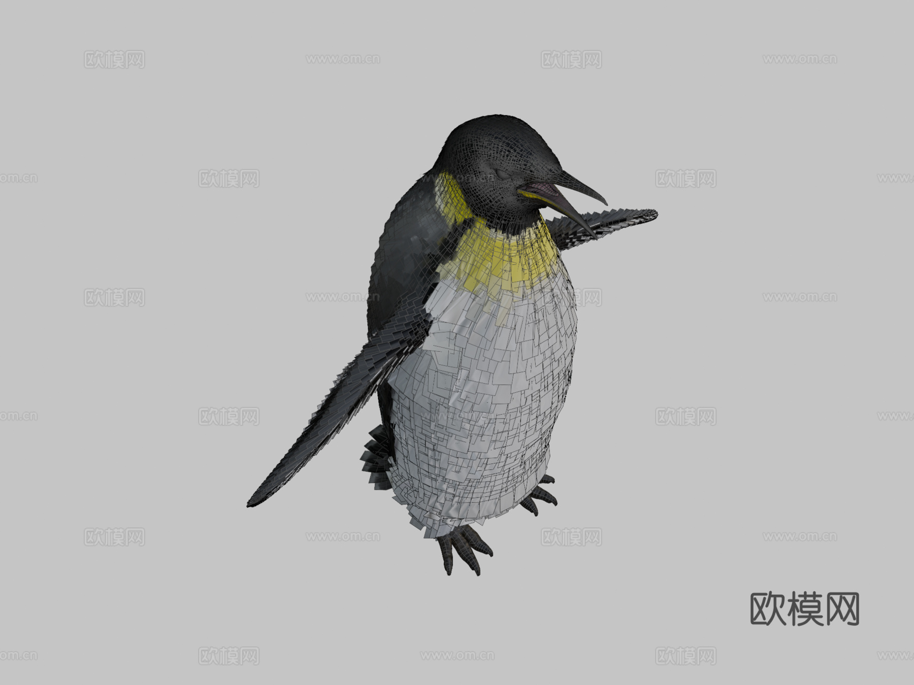 帝企鹅3d模型