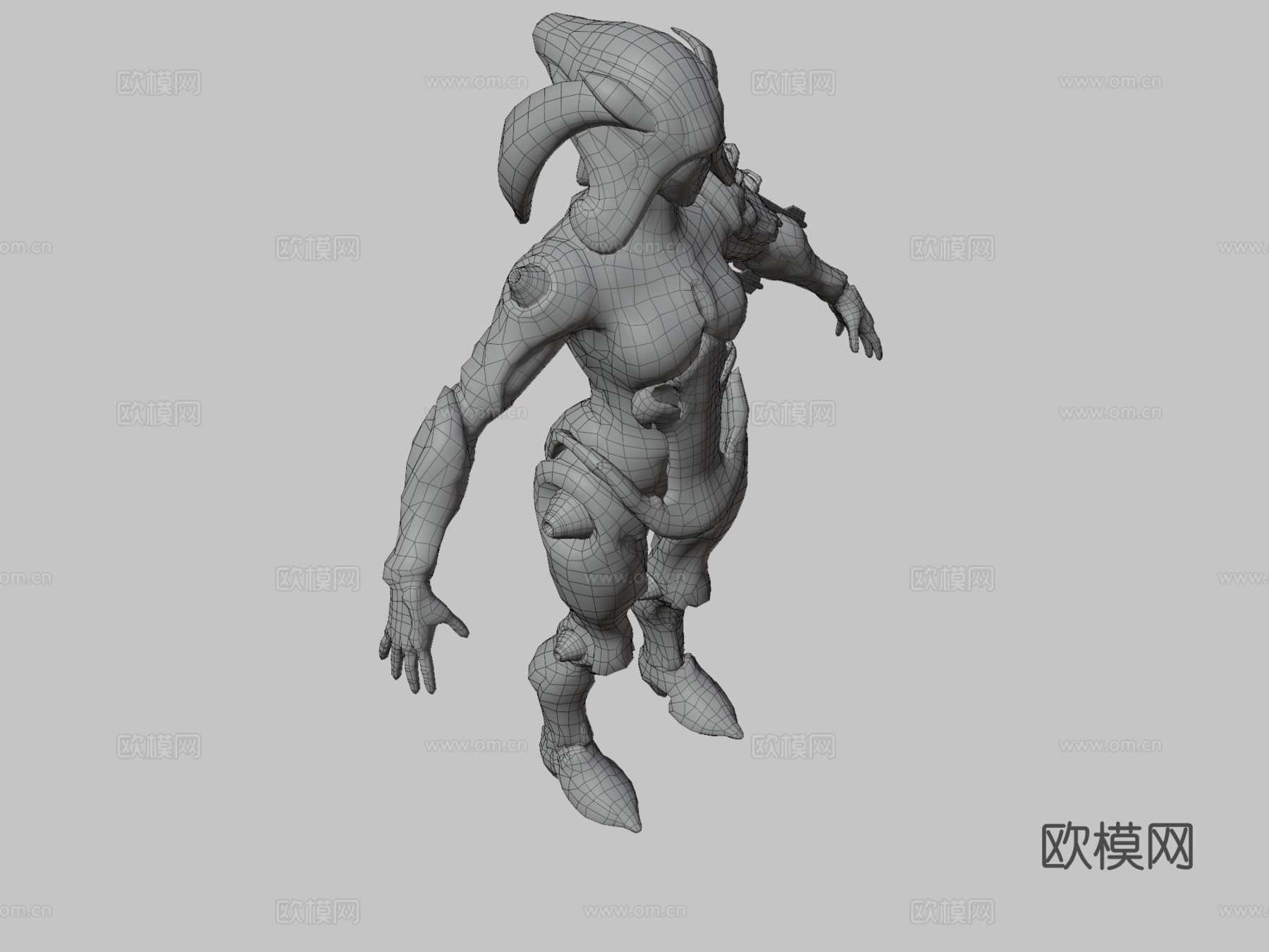 星际战甲-伊瓦拉-妖怪3d模型