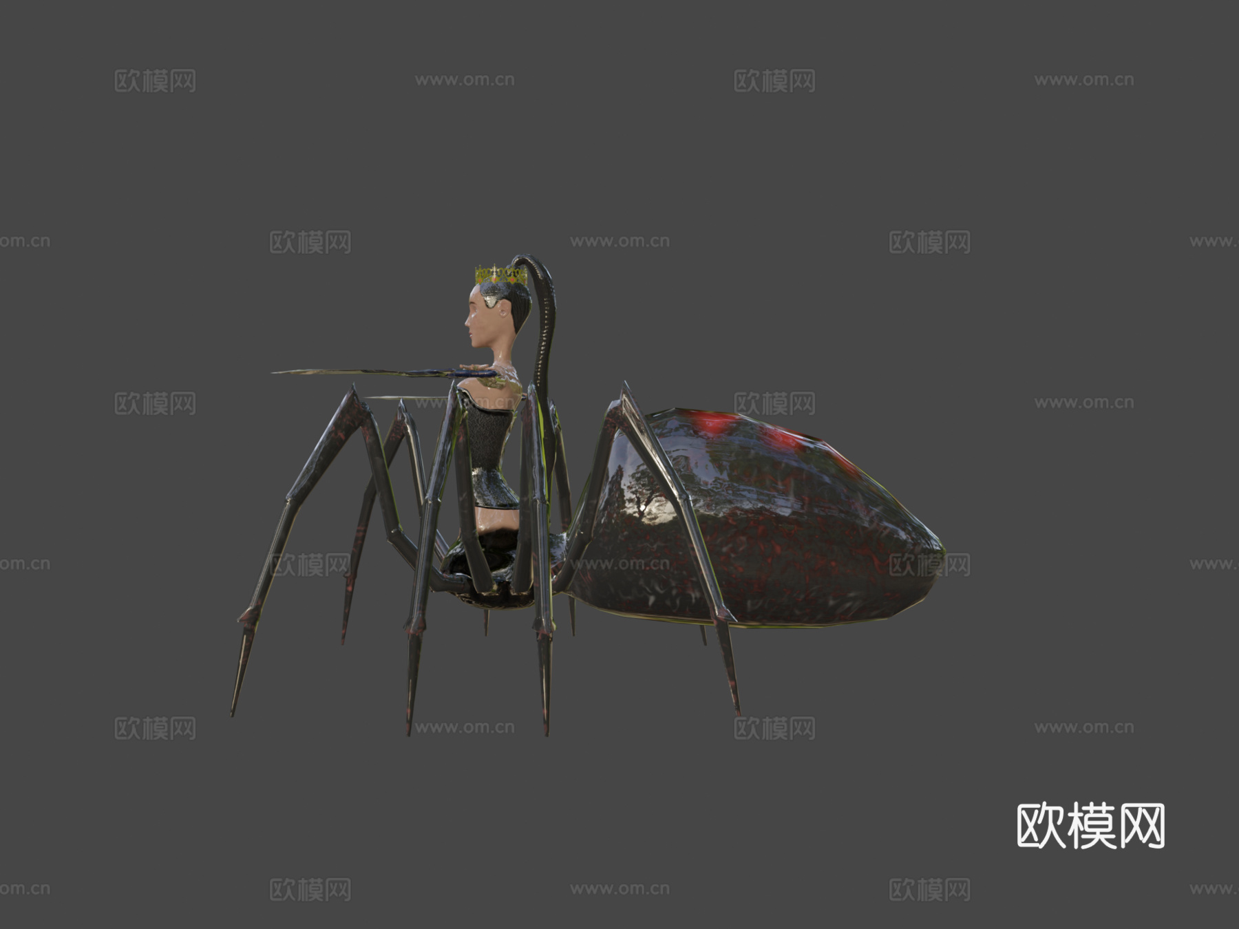 蜘蛛女王3d模型