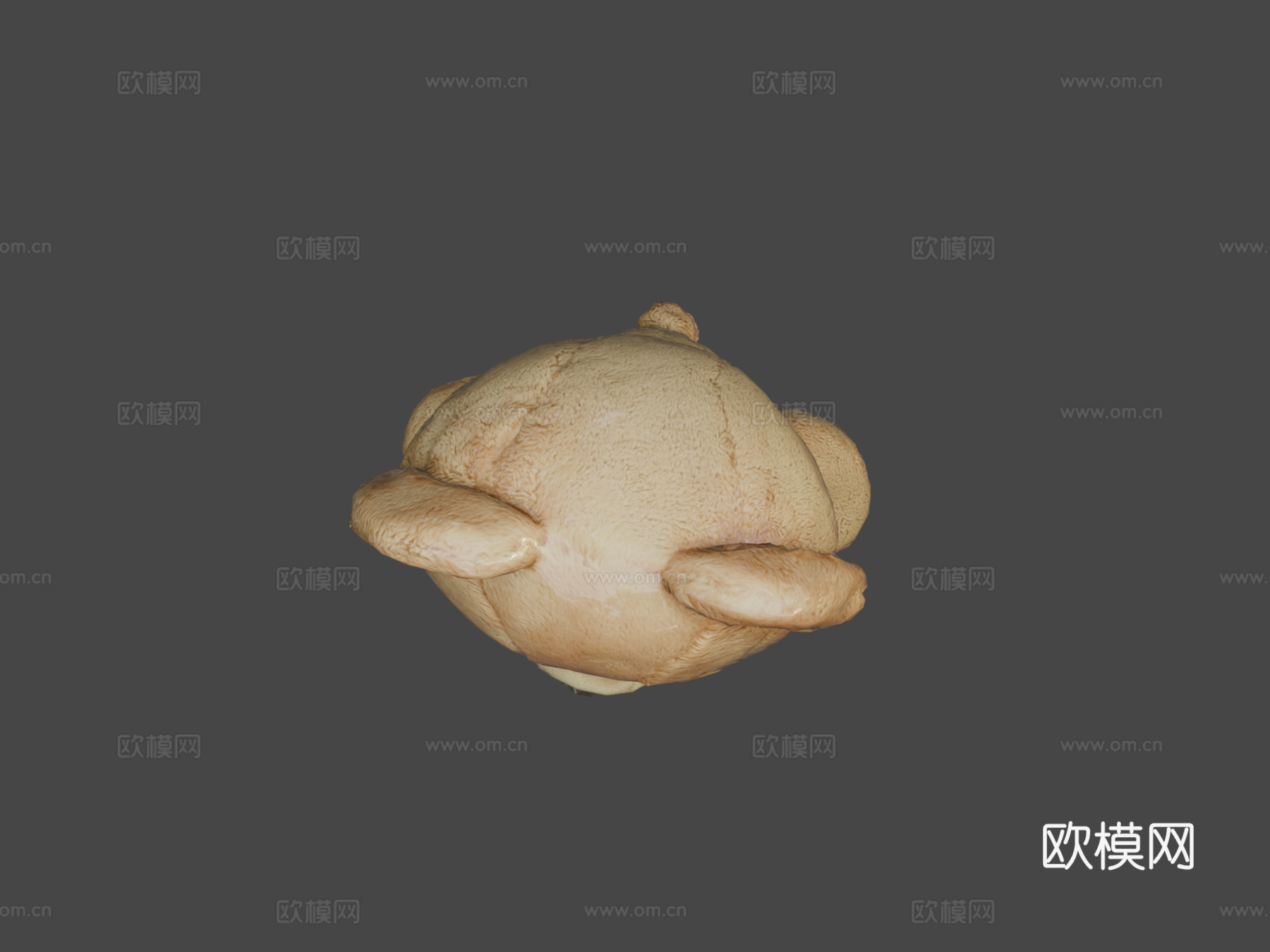 手工泰迪熊摄影测量模型3d模型