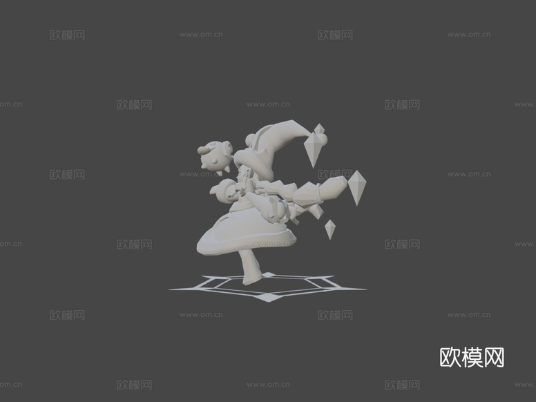 雪天露露3d模型下載(渲染圖5)