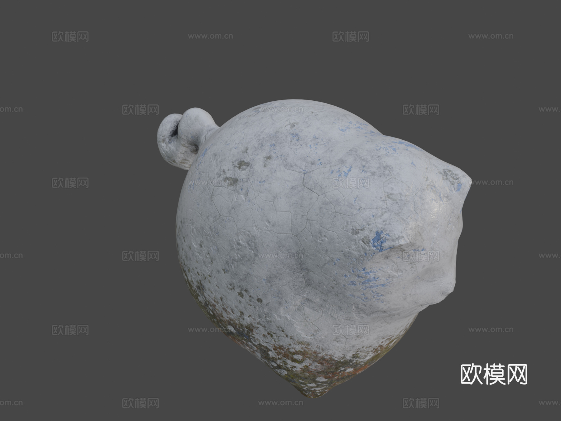 猫雕像3d模型