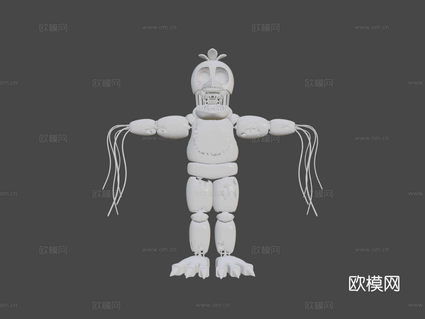 江南风格3d模型