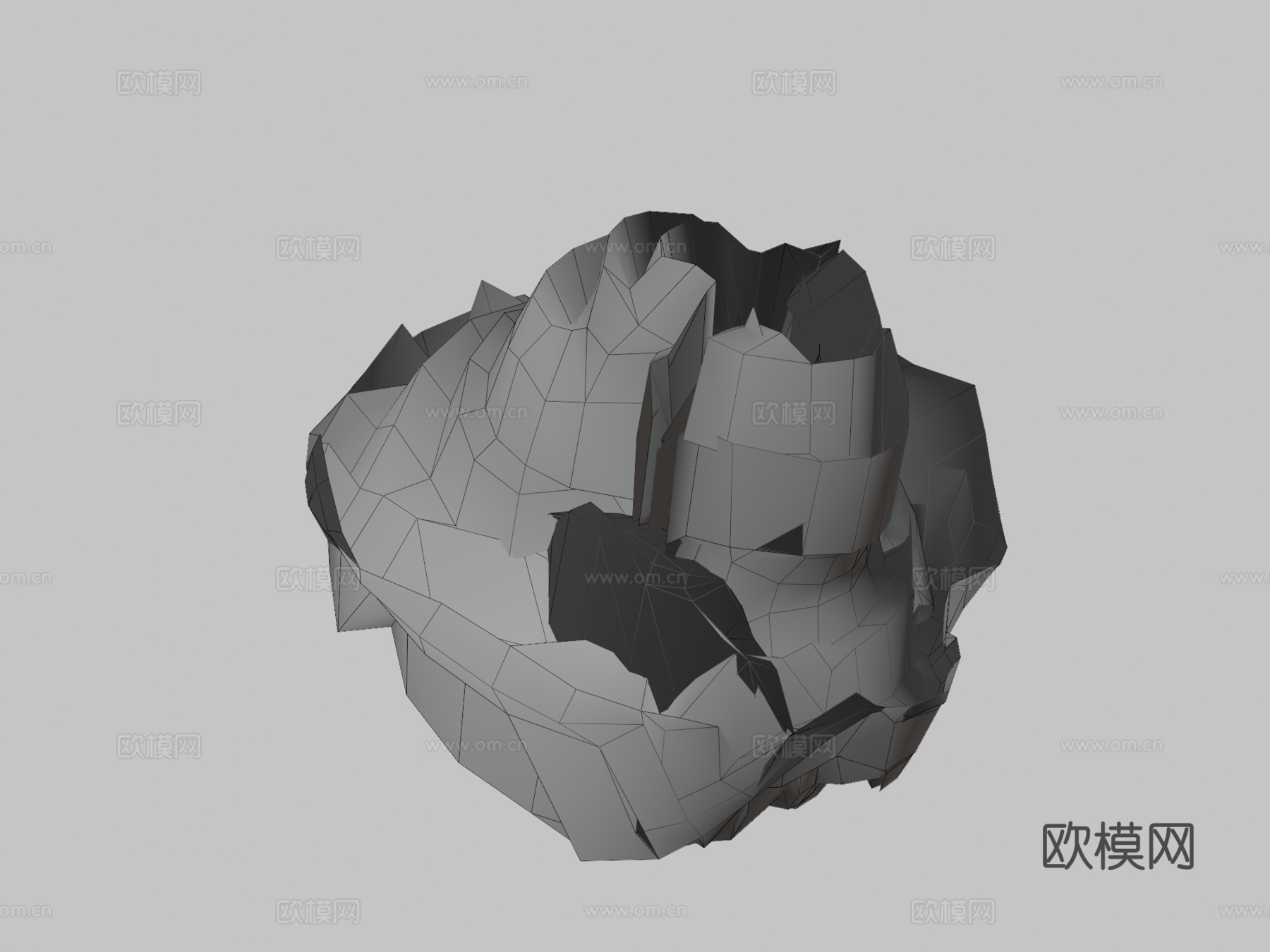 巨型鱿鱼3d模型