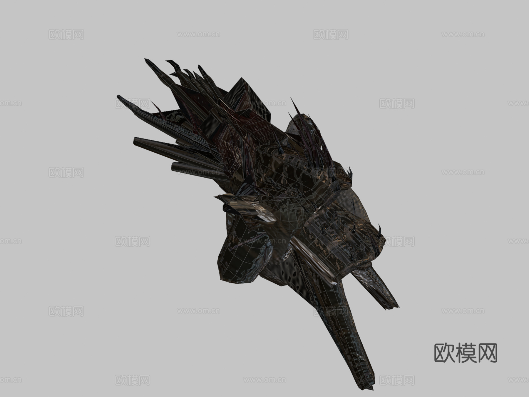 沙漠龙3d模型