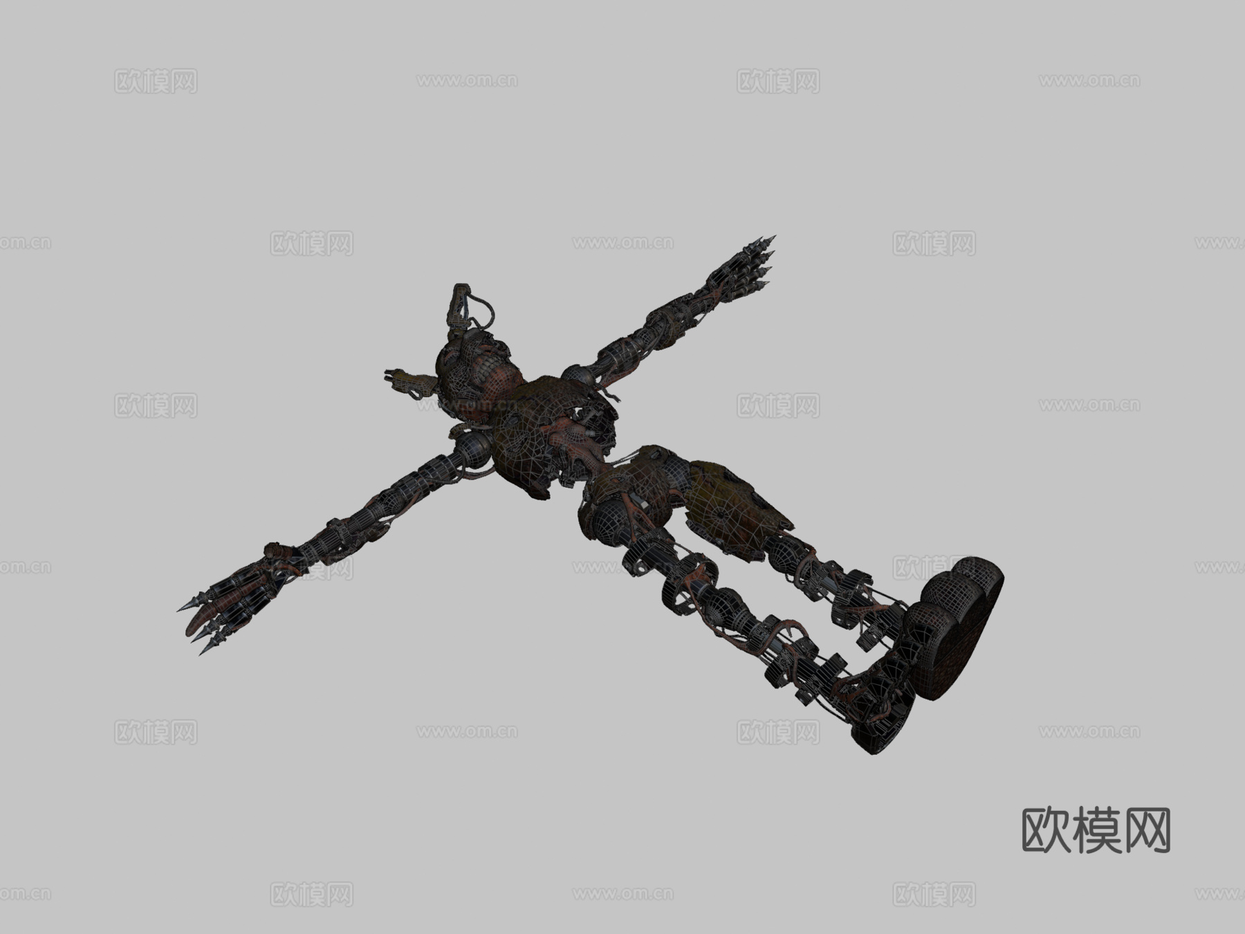 FNAF-安全漏洞-烧焦陷阱3d模型