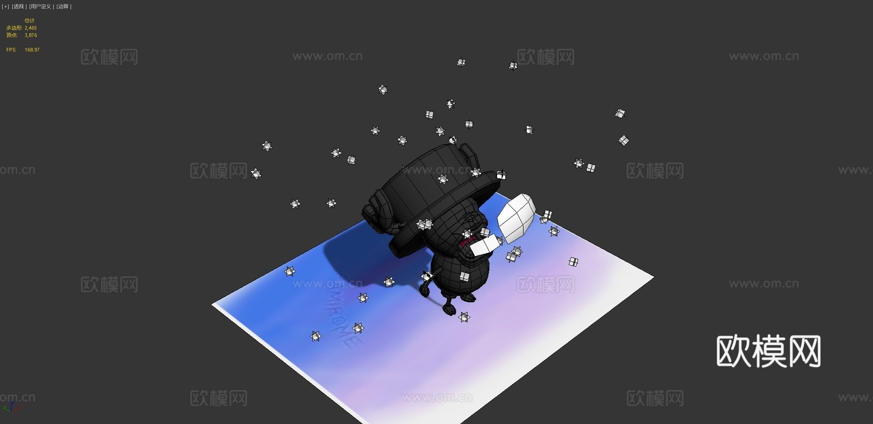 哭泣的乔巴3d模型