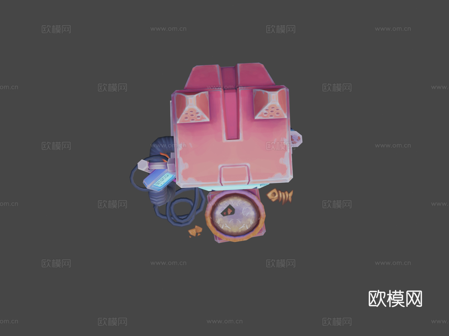 CGMA课程演示科幻道具3d模型