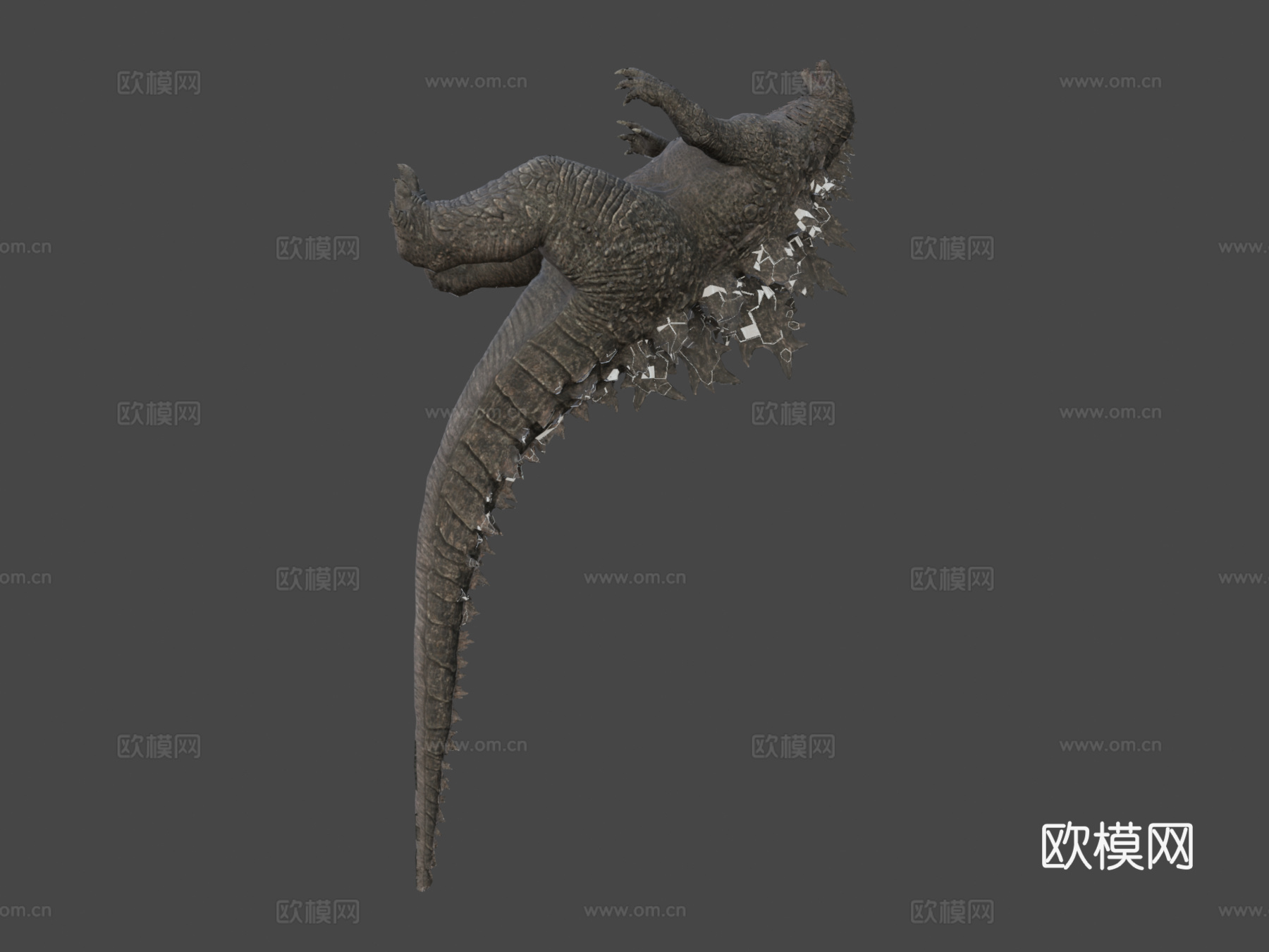 使命召唤战区哥斯拉3d模型