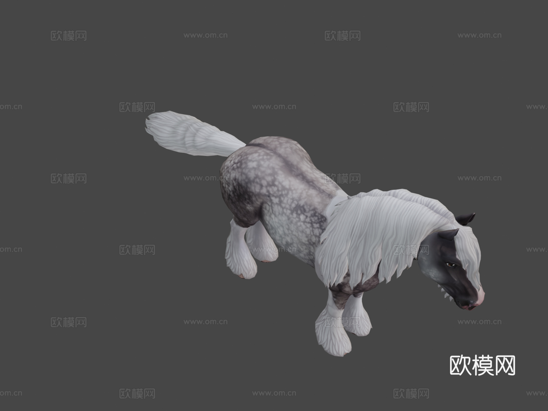星之稳定中的修补马3d模型