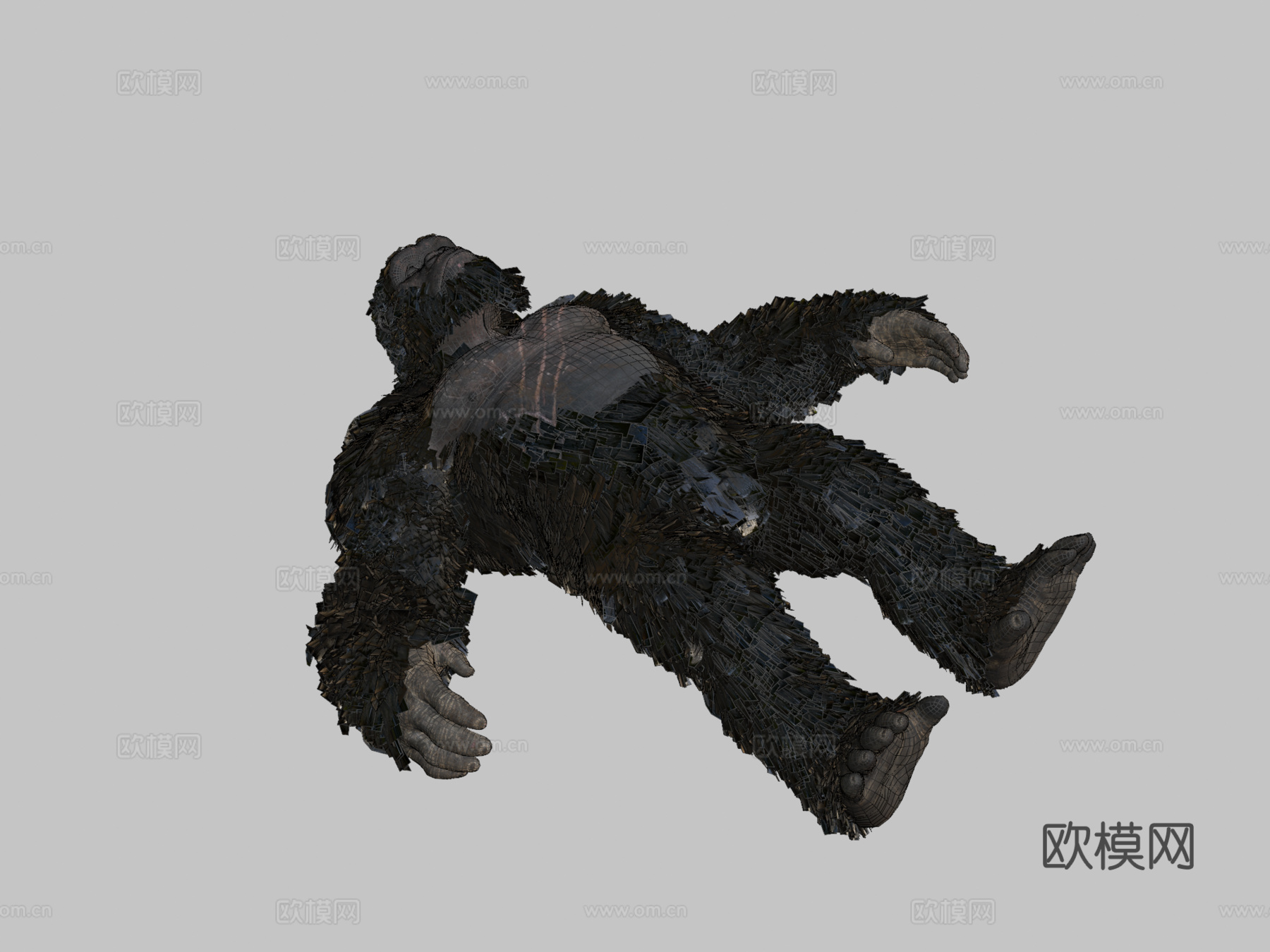 使命召唤战区金刚3d模型
