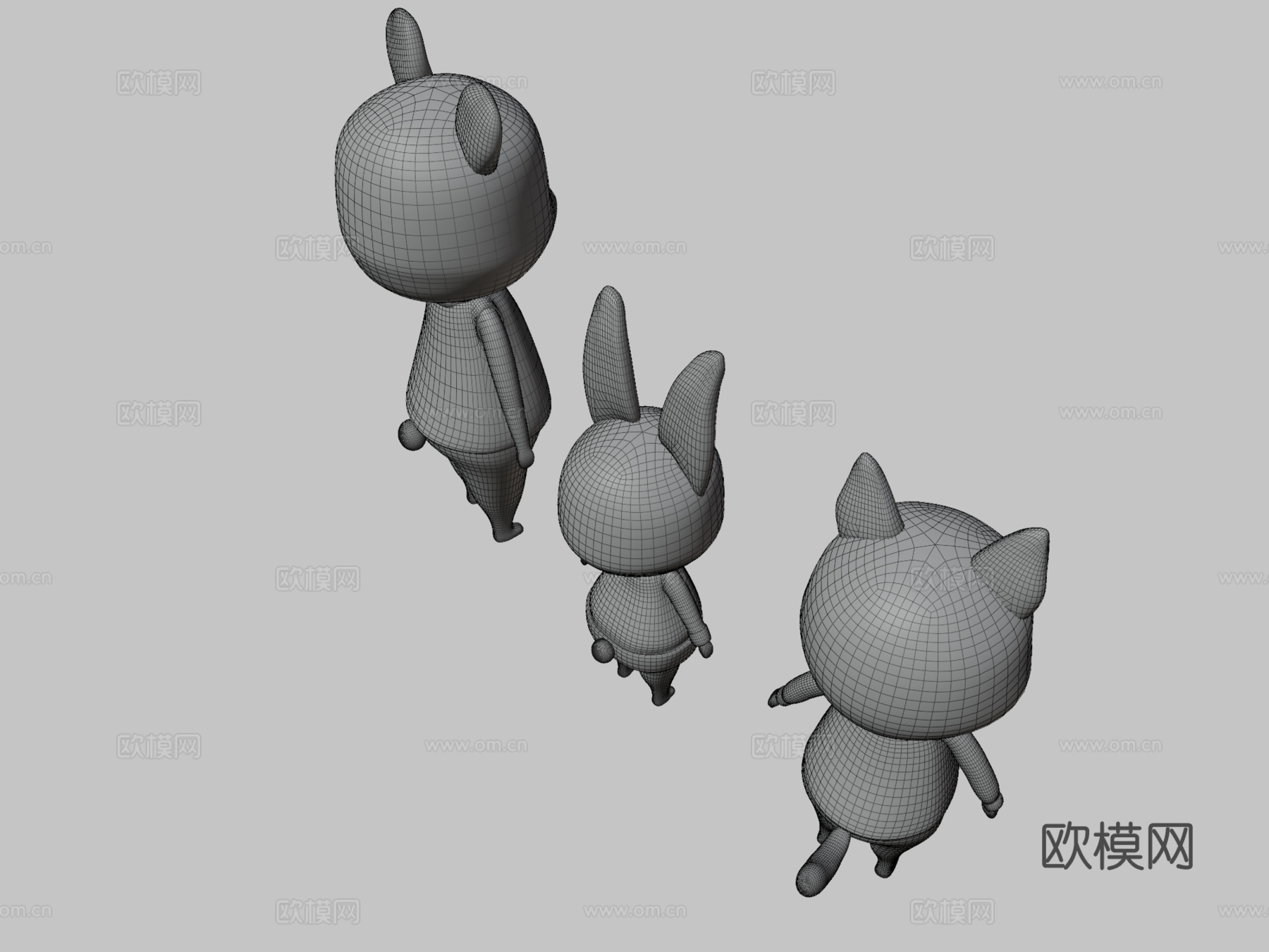 动物小队3d模型