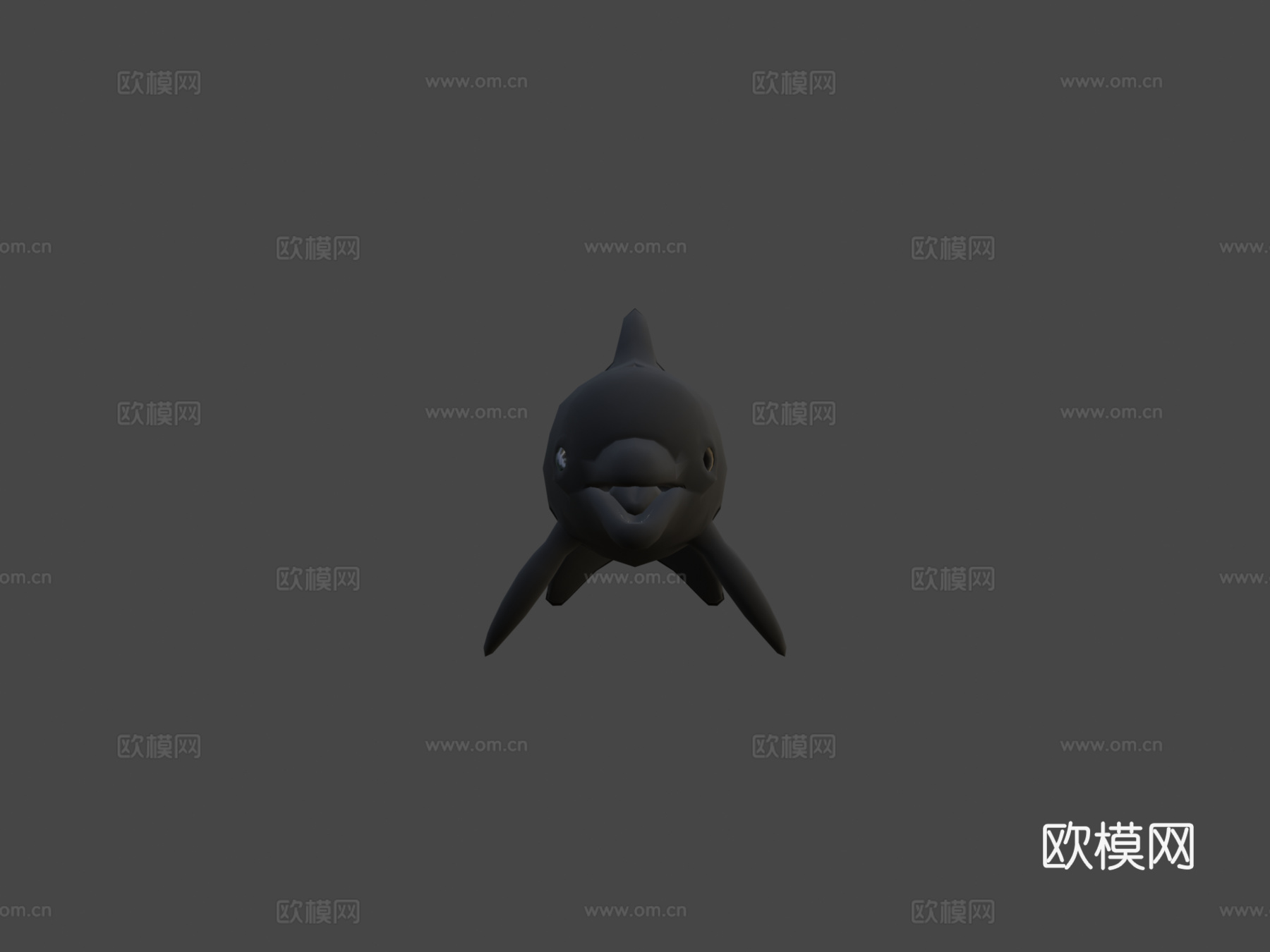 海豚3d模型