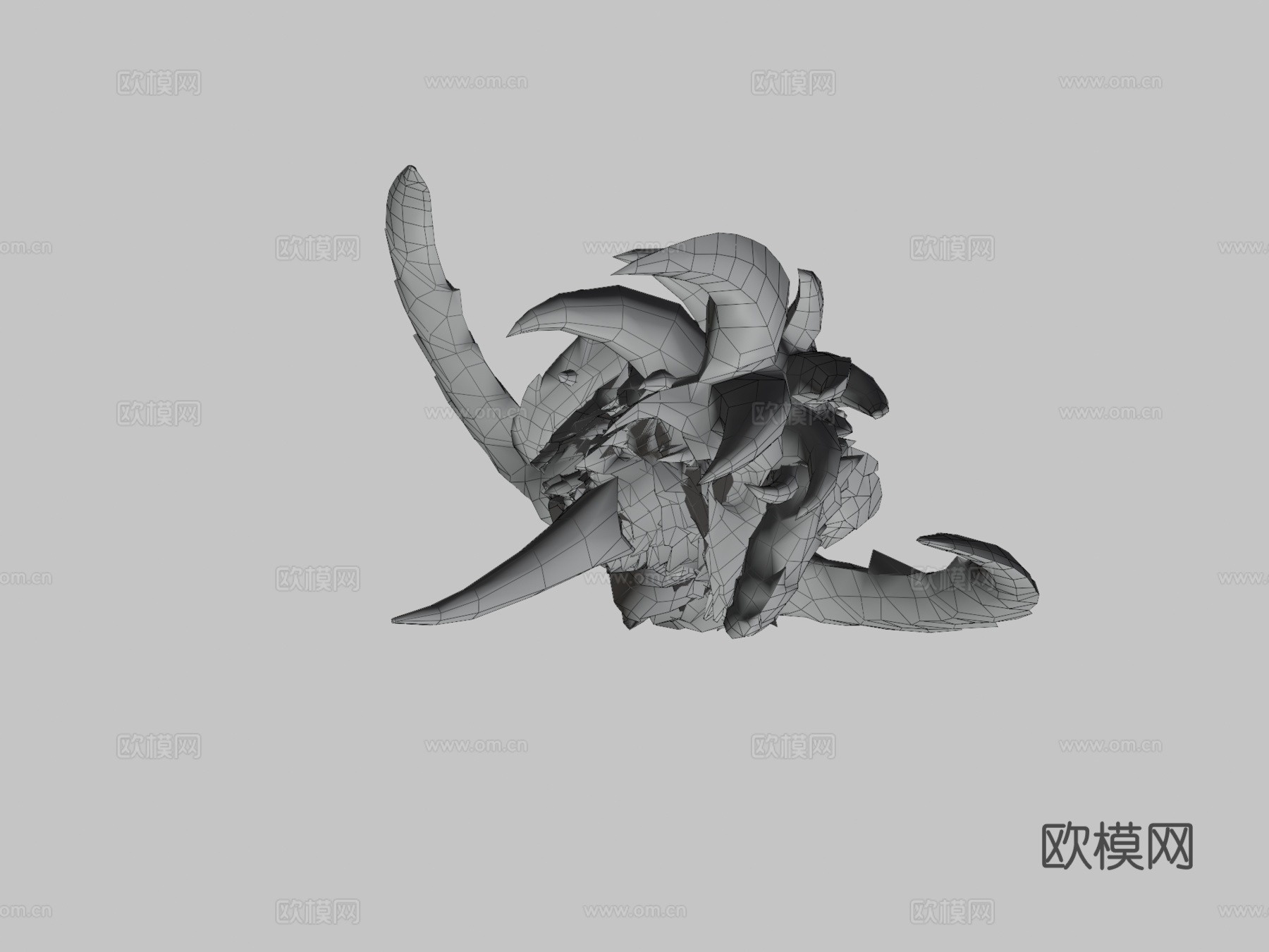 老板龙动画3d模型