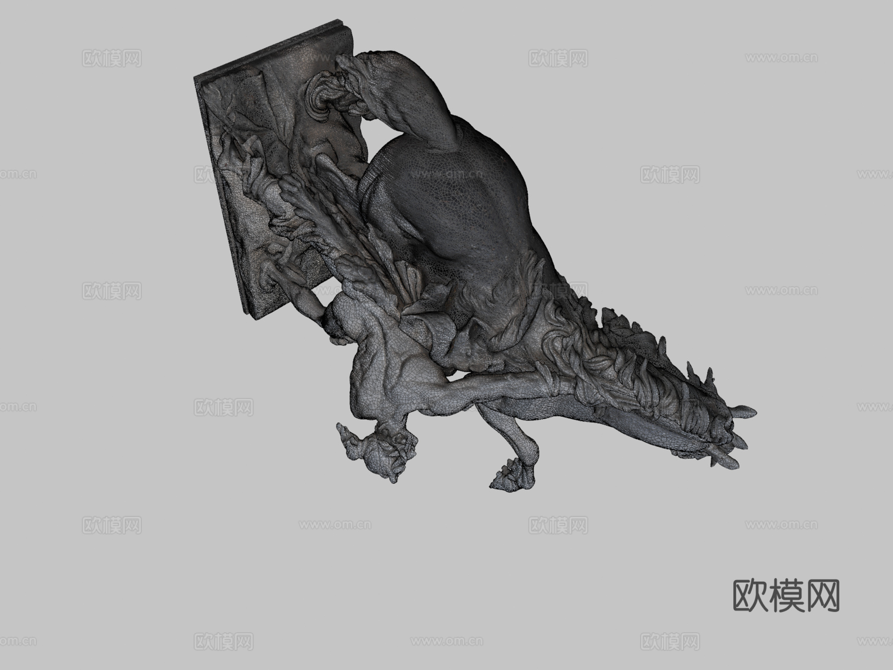 驯狮者3d模型