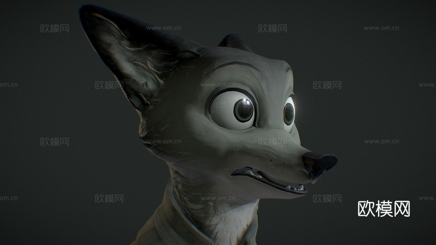 尼克王尔德雕像3d模型
