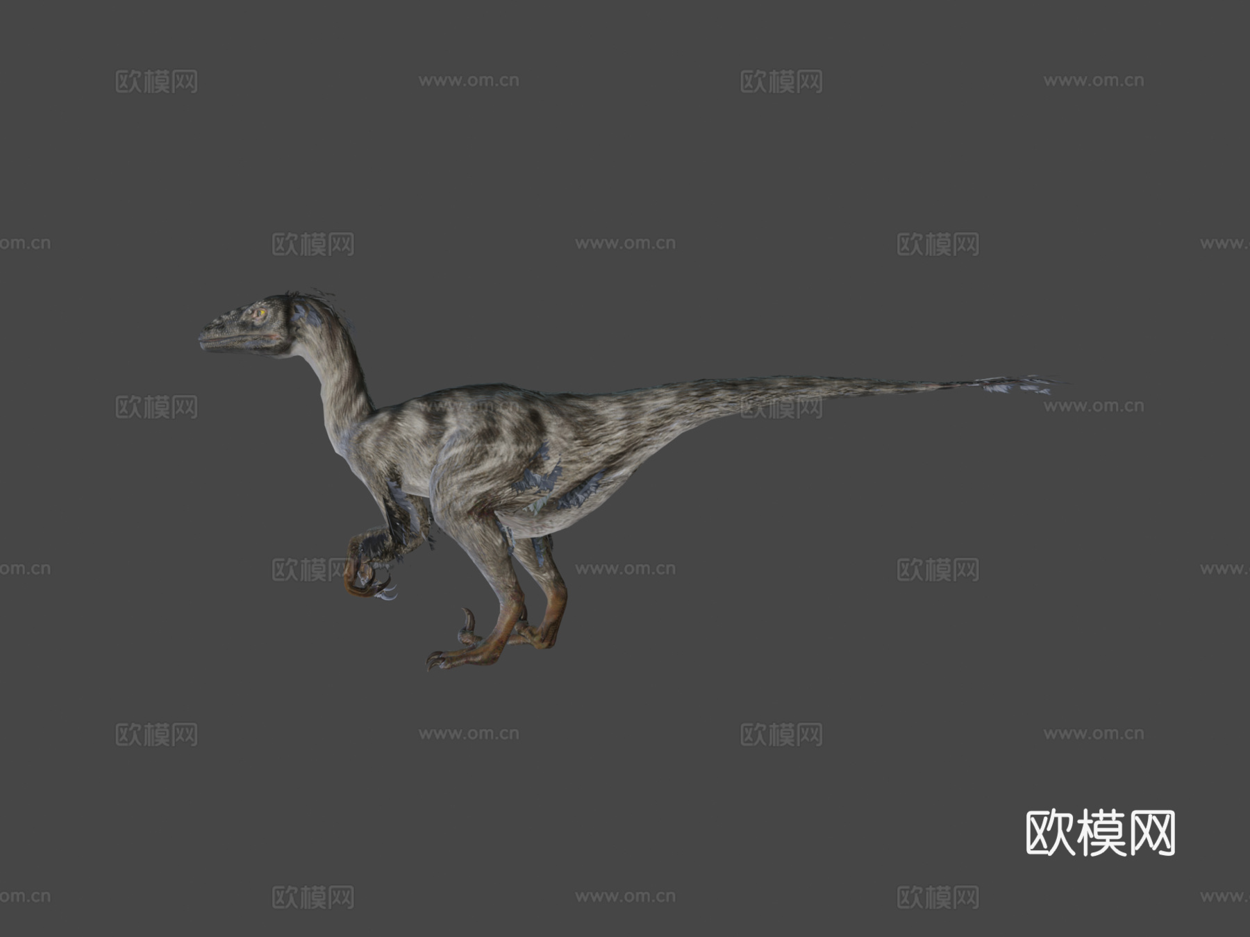 迅猛龙恐龙154个游戏动画3d模型