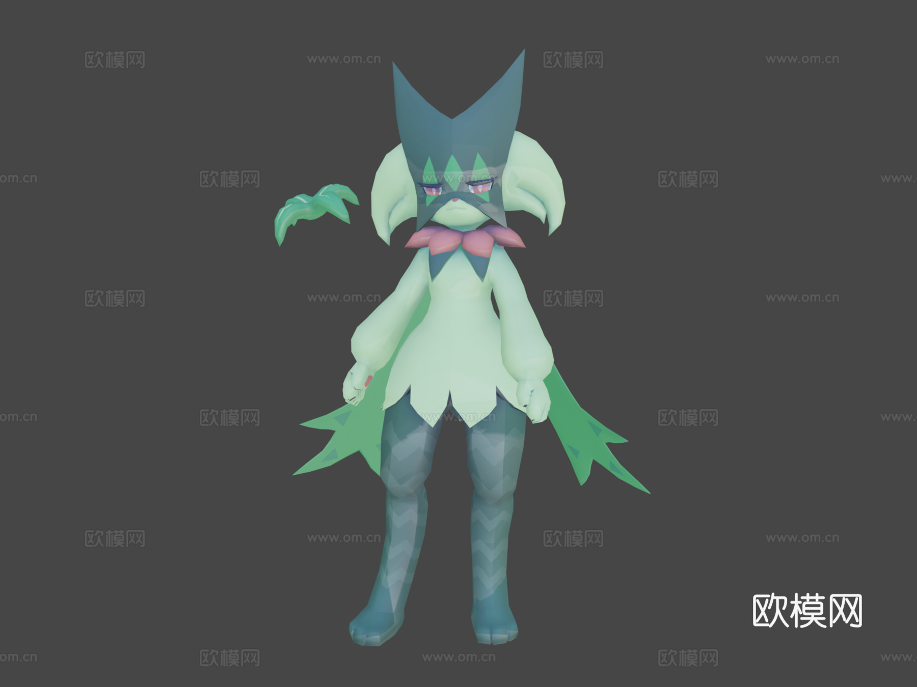 魔幻假面喵3d模型