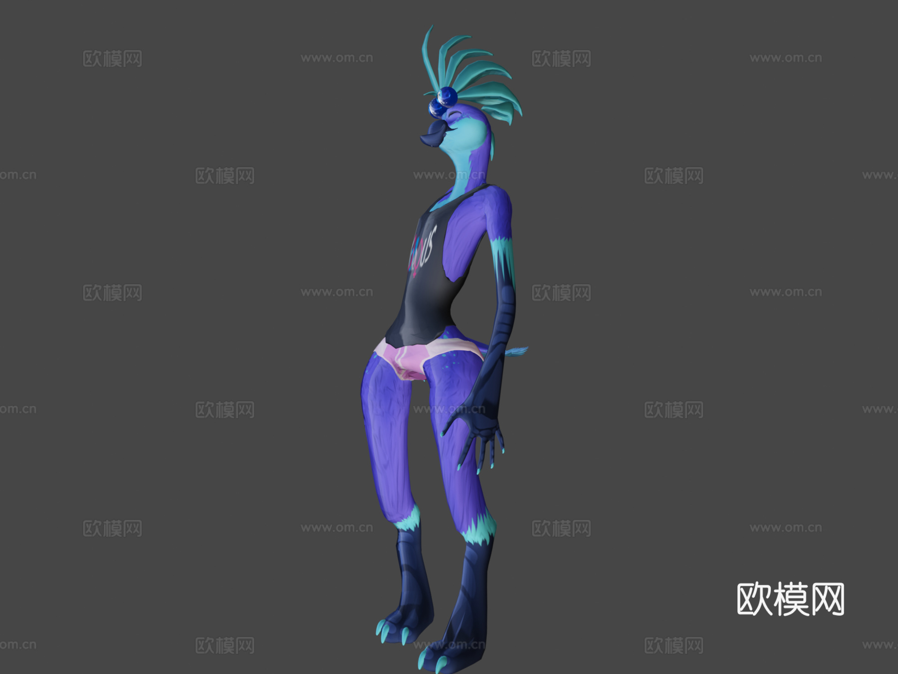 科比3d模型