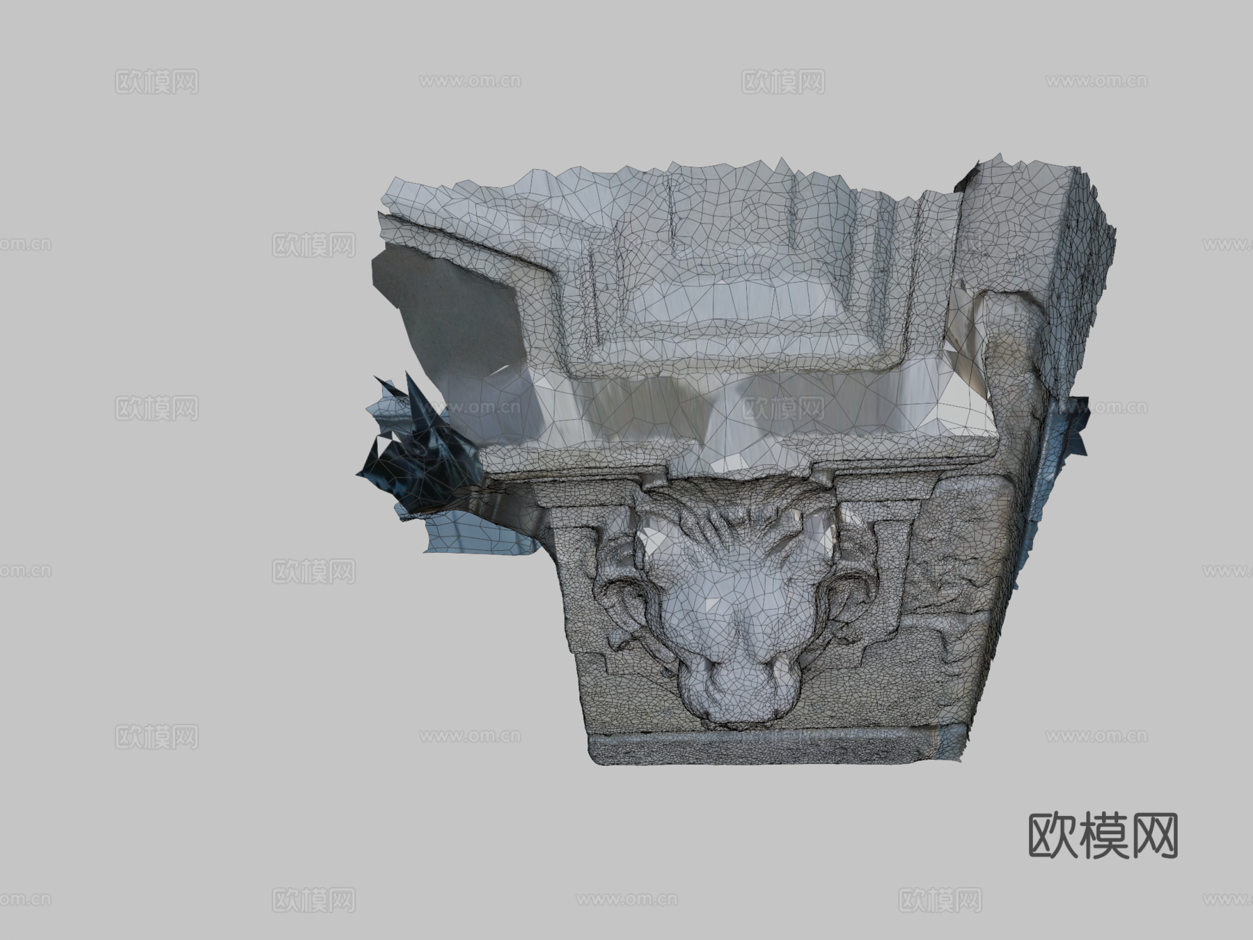 狮子头3d模型