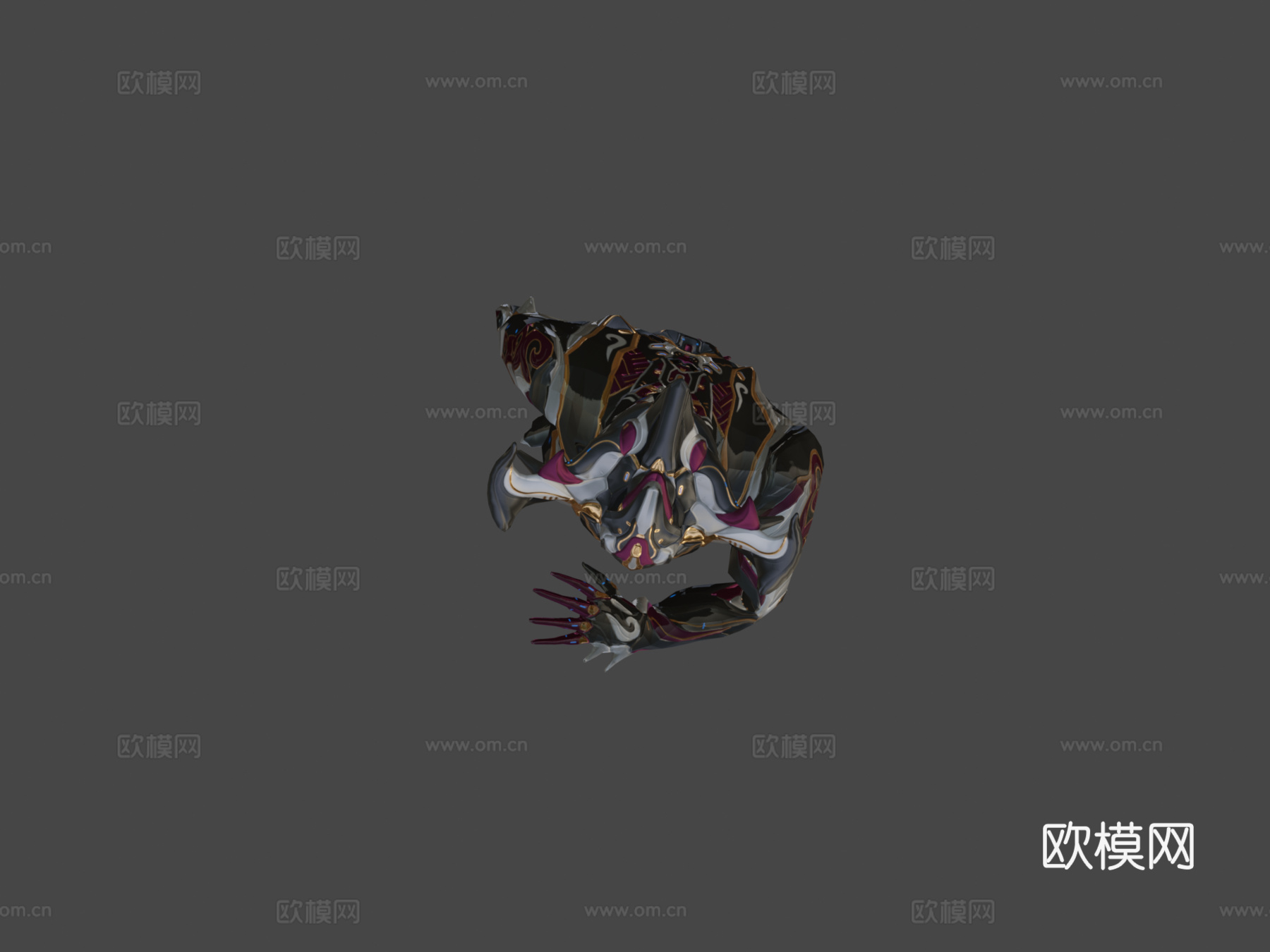 星际战甲-洛基-木灵3d模型