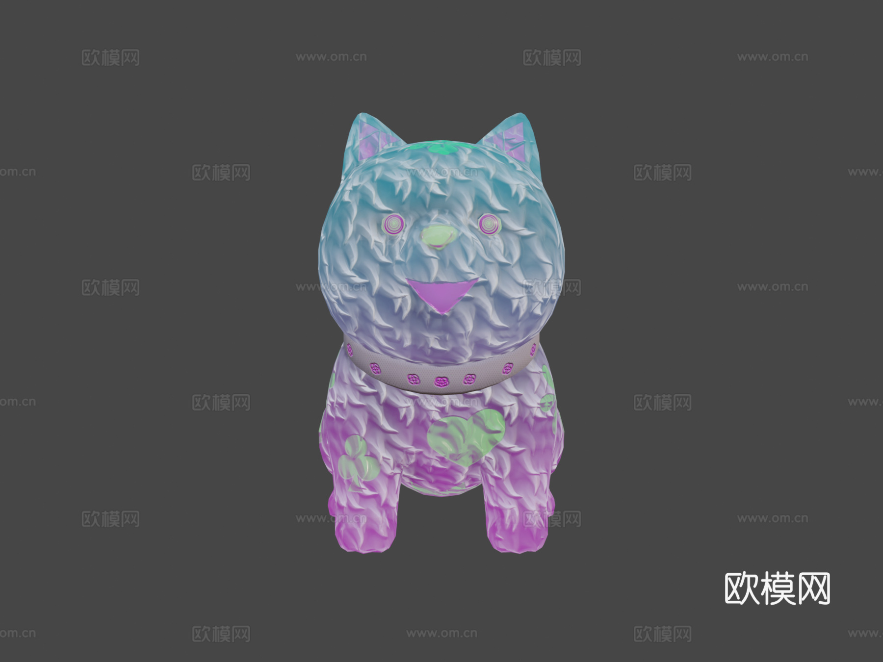柴犬守护神3d模型