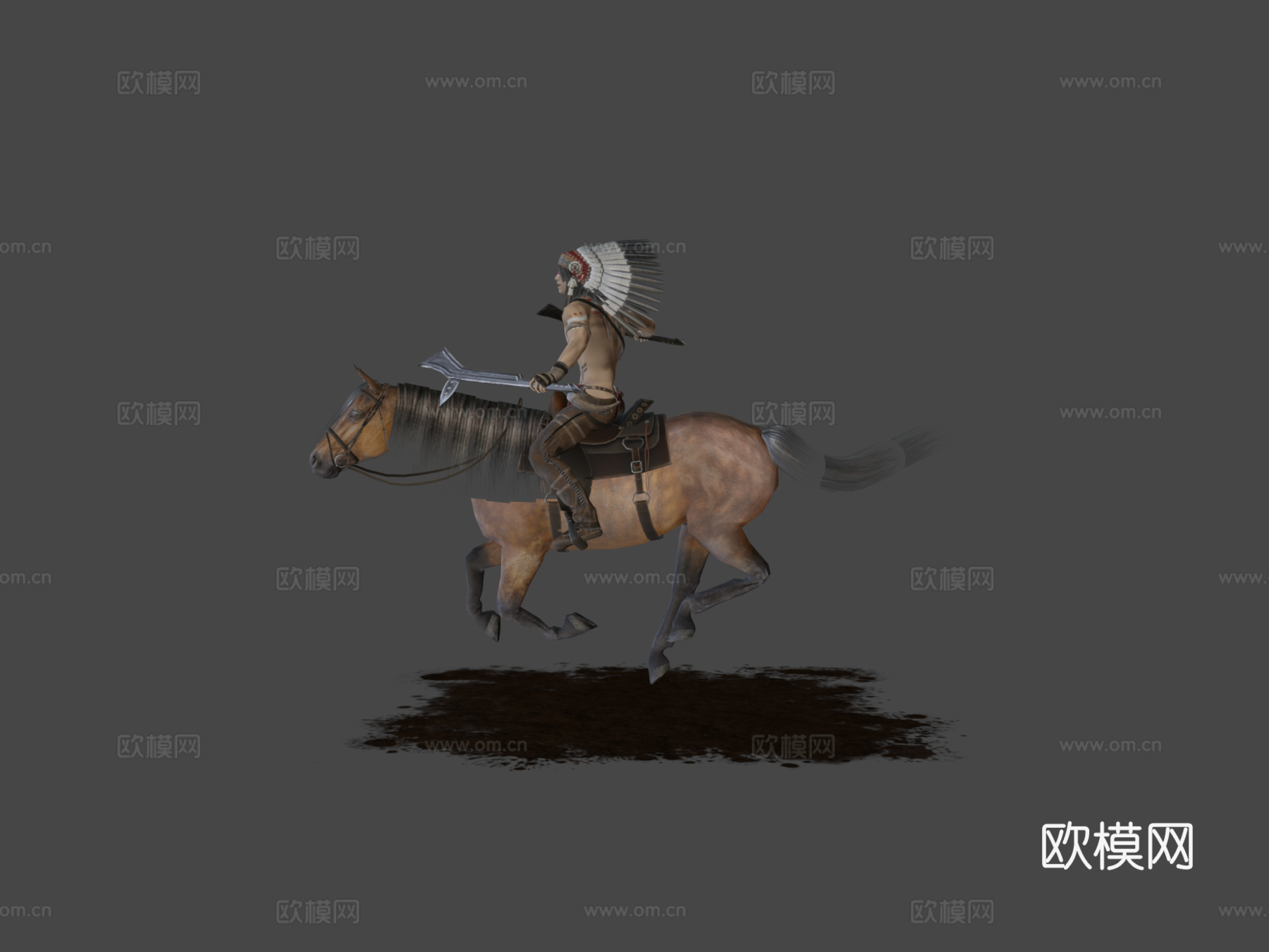 卡斯奇尔角色概览3d模型