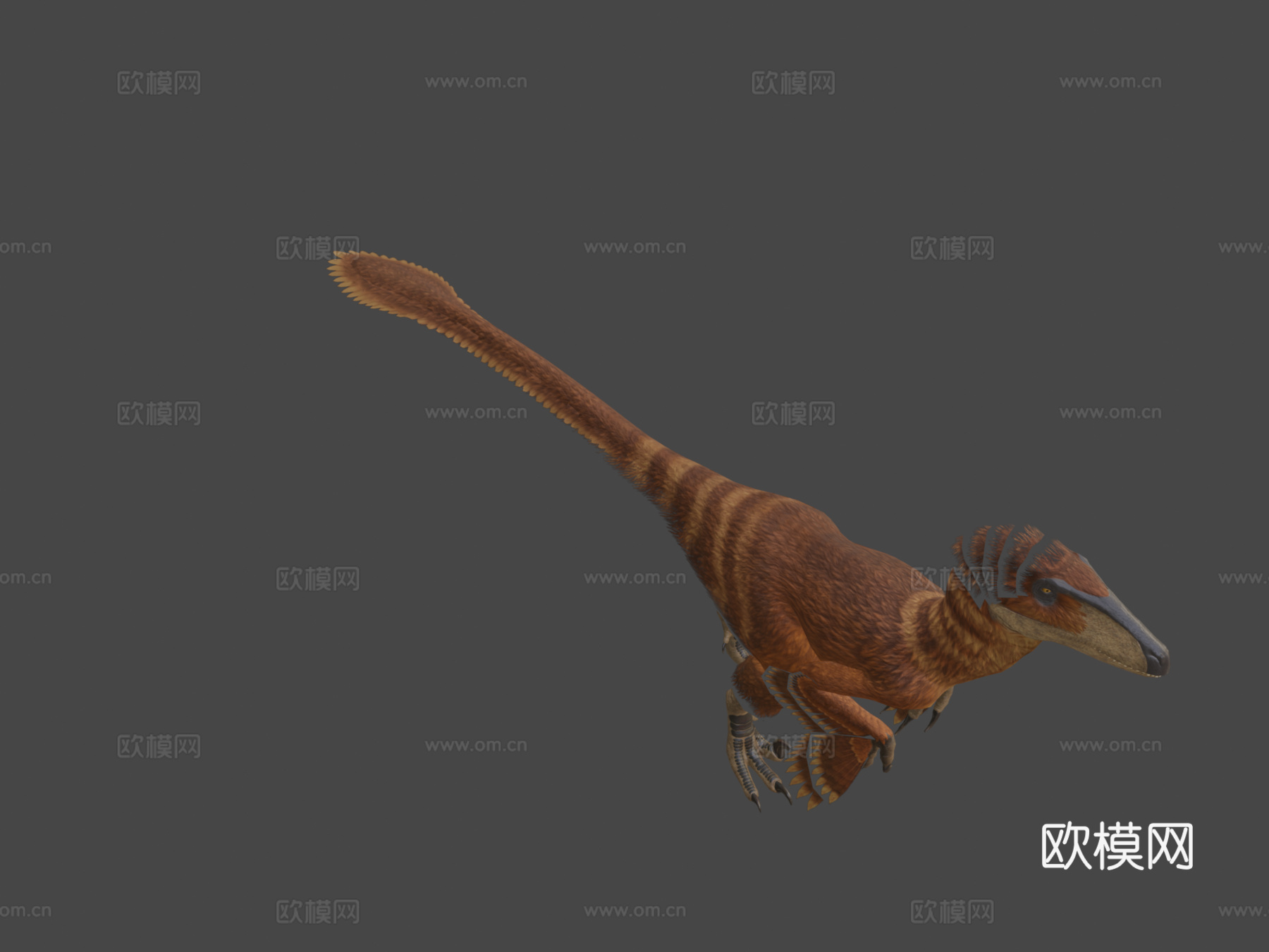 恐爪龙3d模型