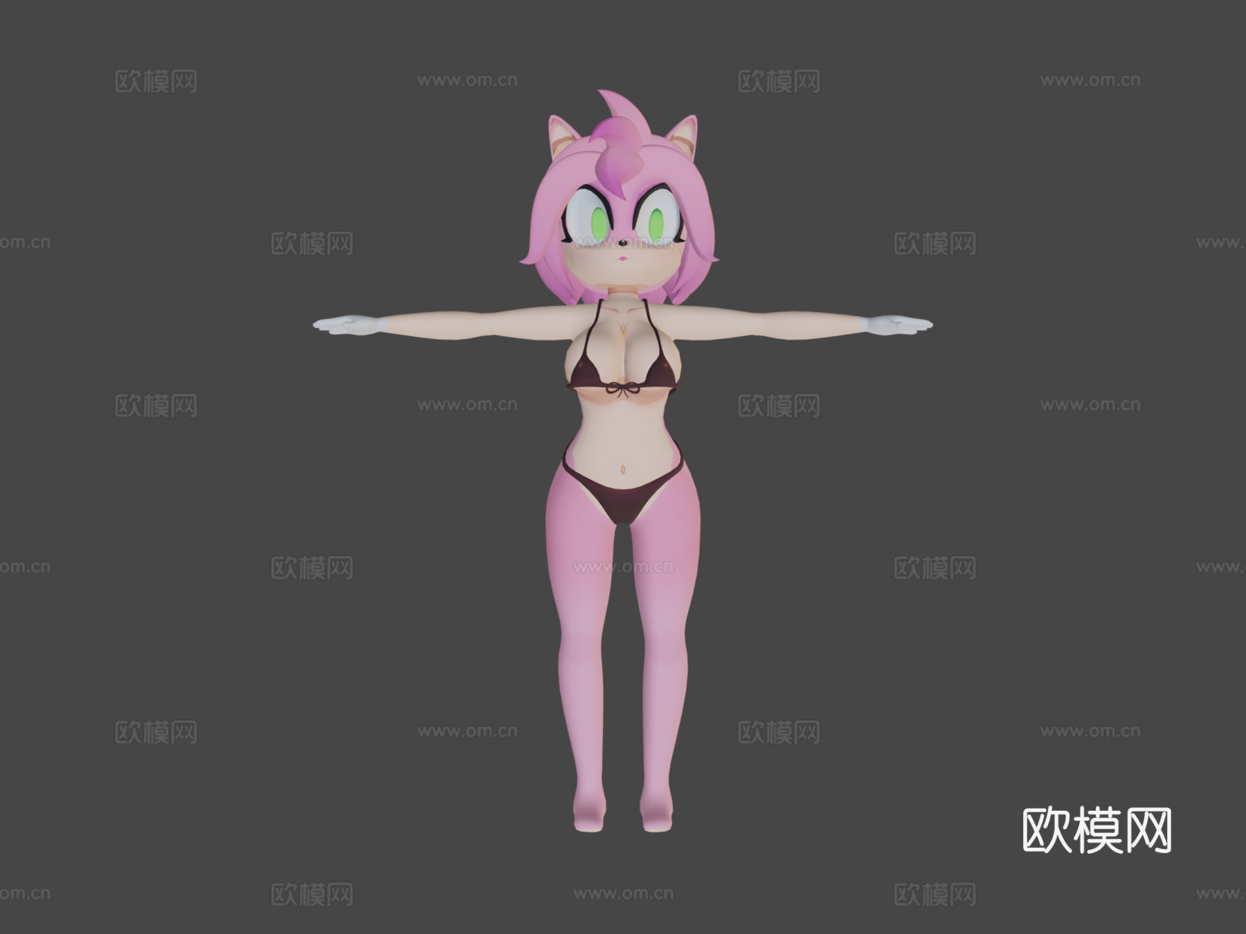 艾咪·罗斯3d模型