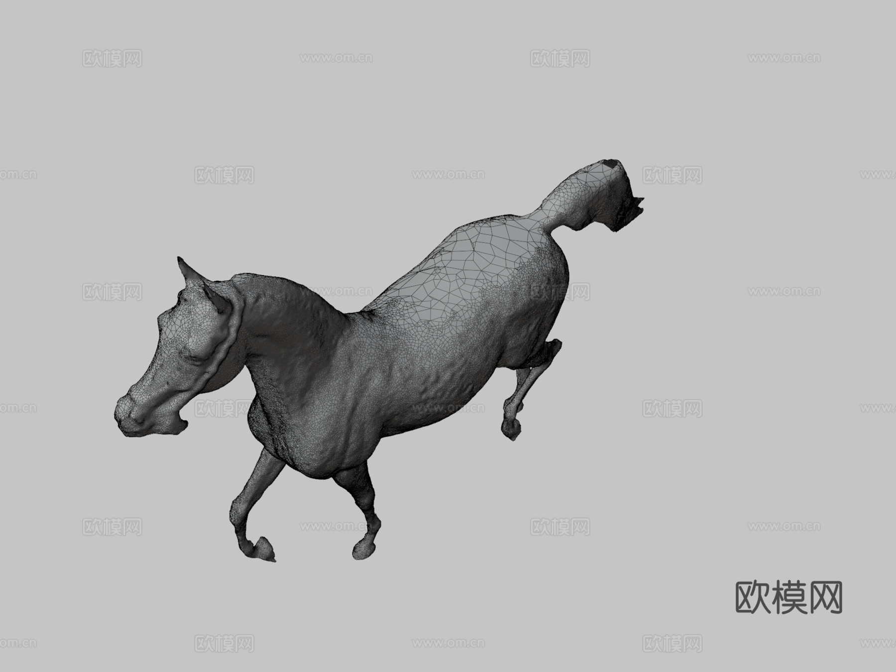 马3d模型