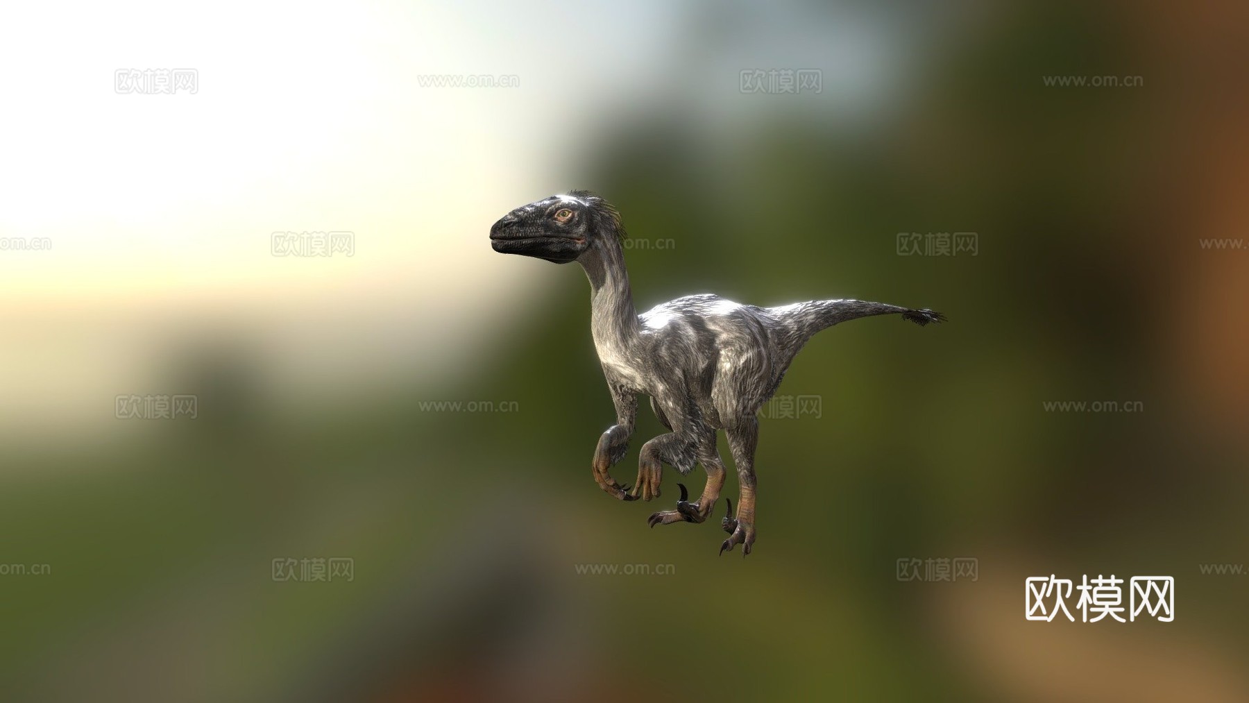 迅猛龙恐龙154个游戏动画3d模型