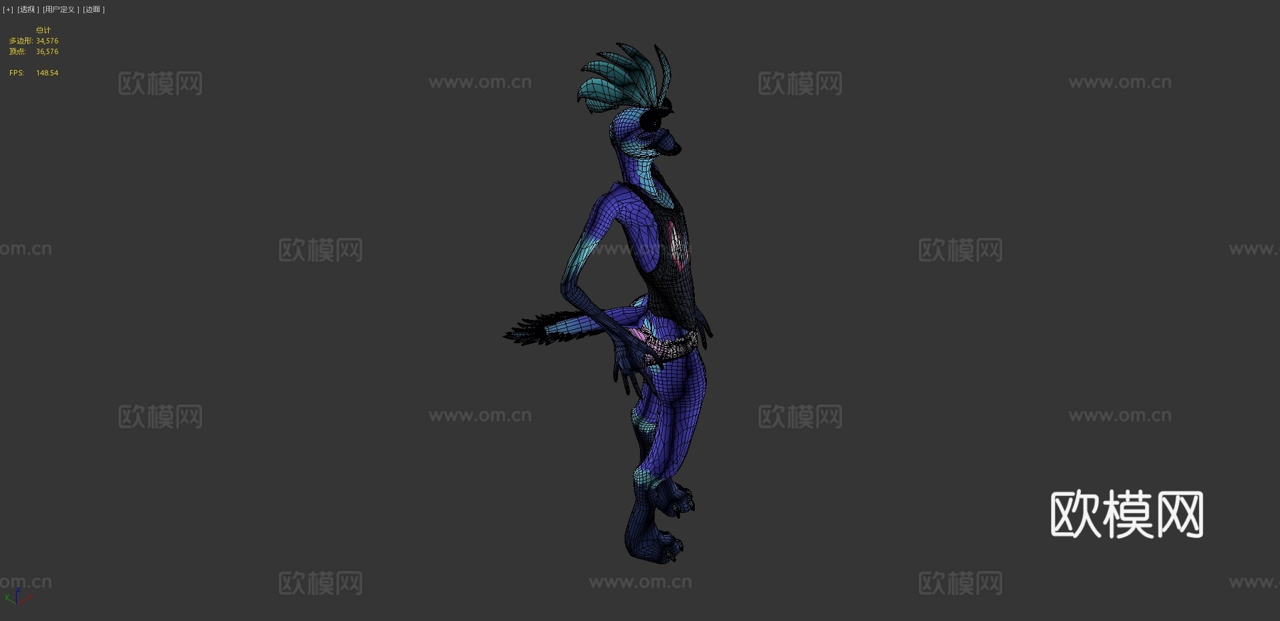 科比3d模型