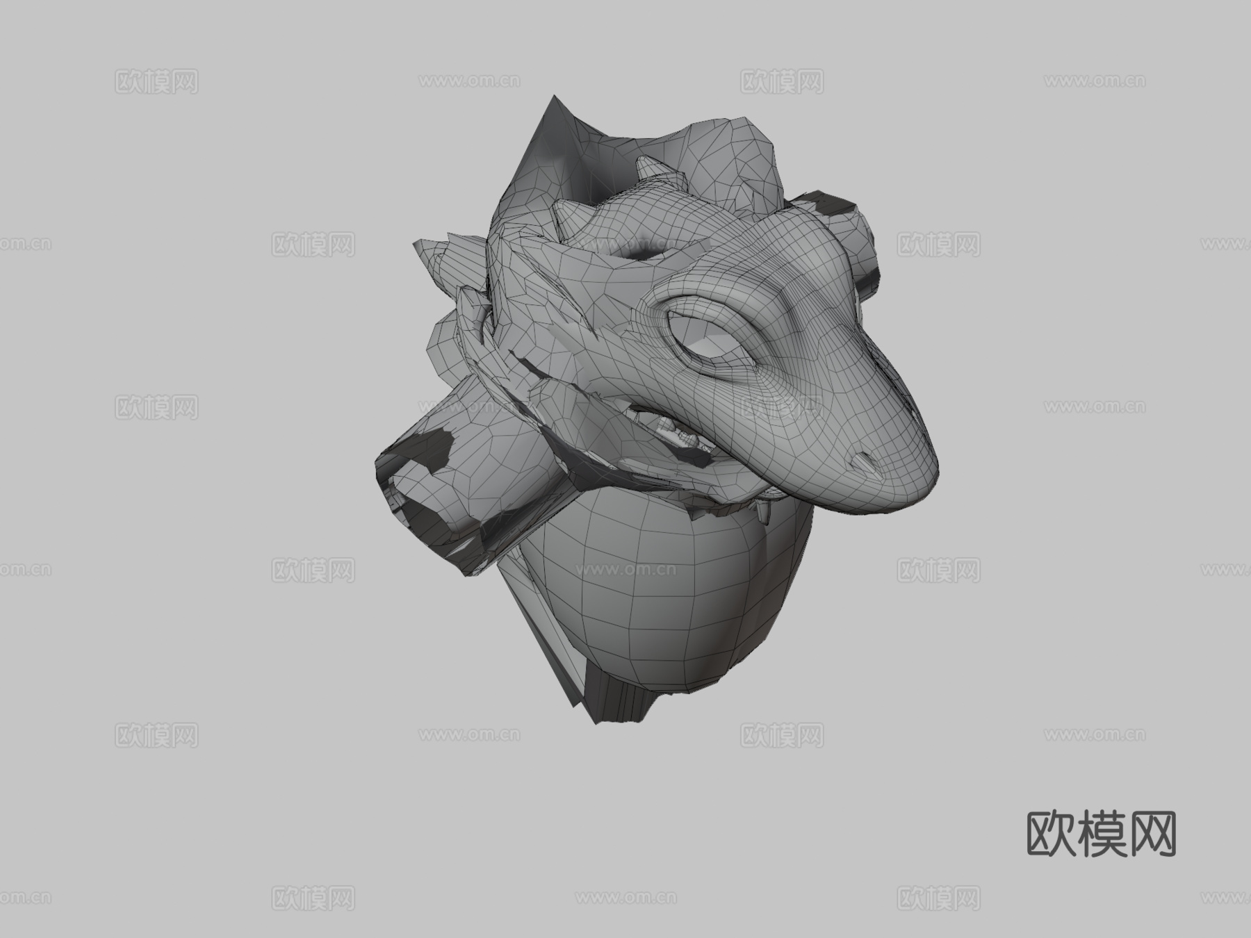 毛衣狗头人3d模型