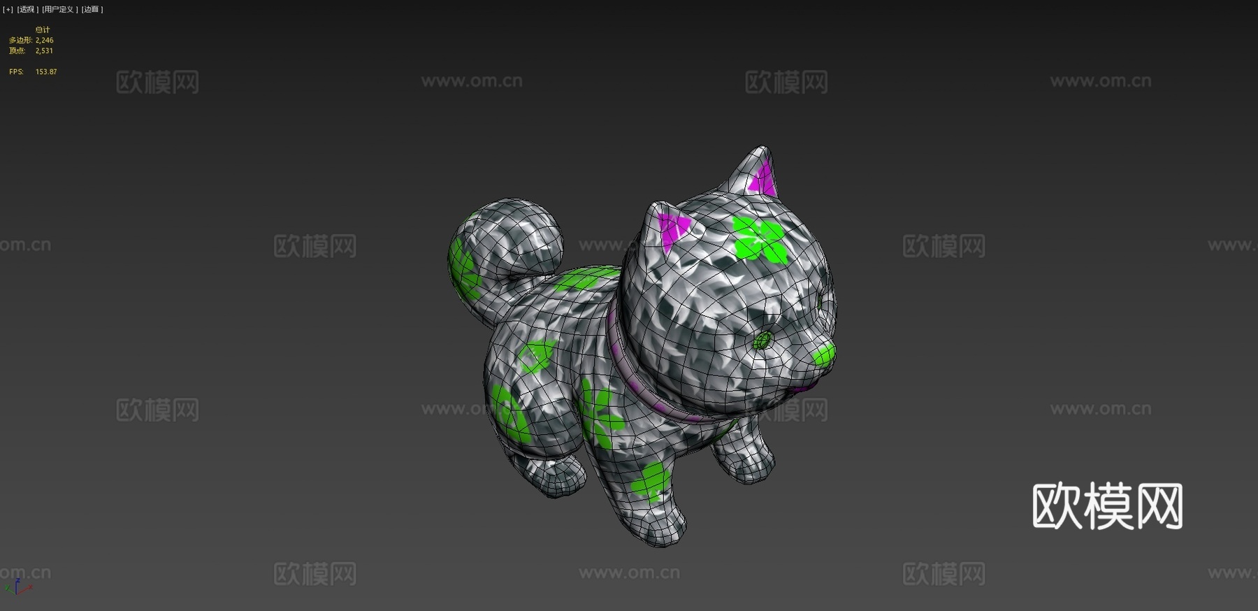 柴犬守护神3d模型